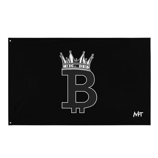 Bitcoin Queen - Flag by DarkByteGear