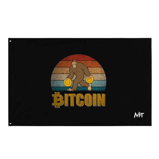Bitcoin Ape - Flag by DarkByteGear