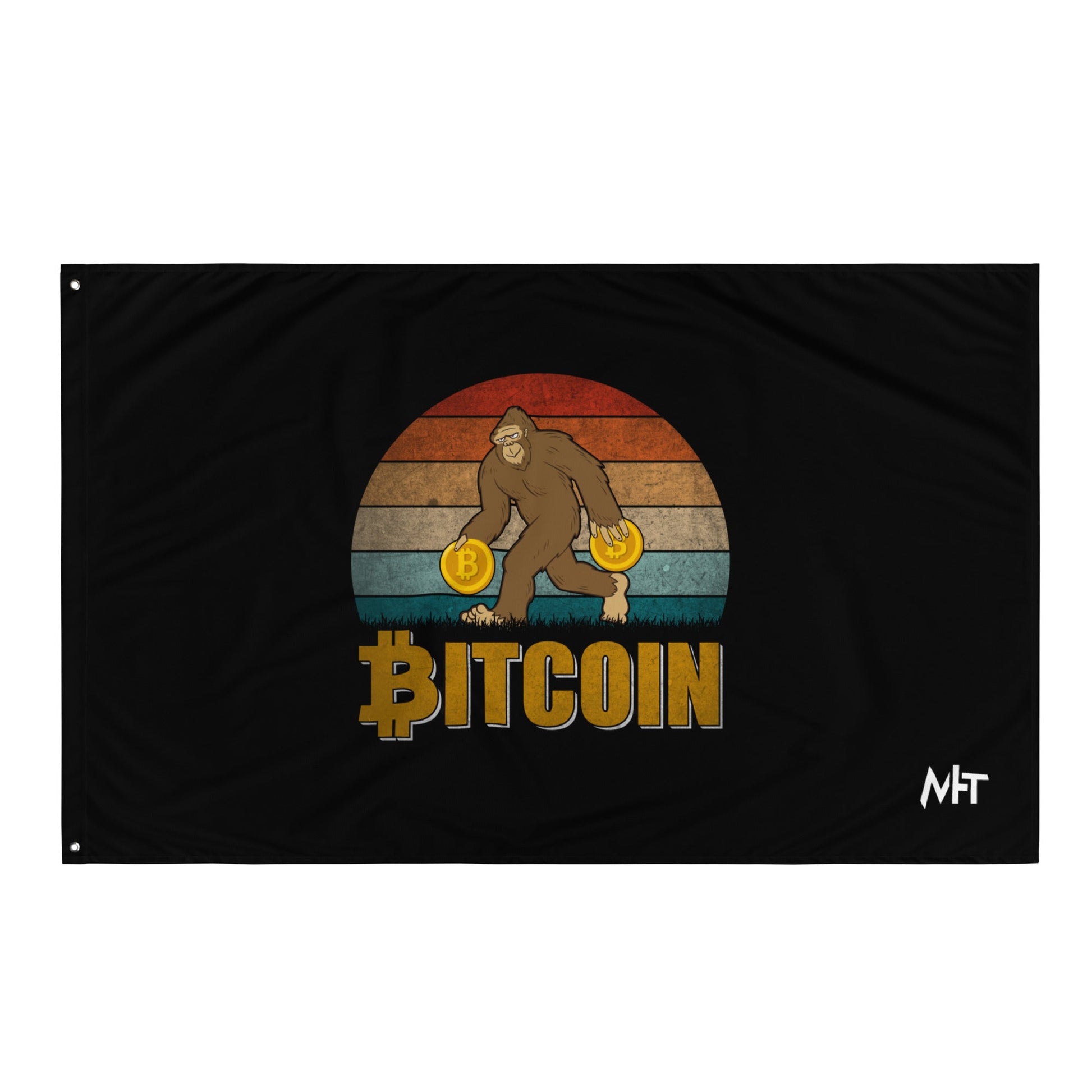 Bitcoin Ape - Flag by DarkByteGear