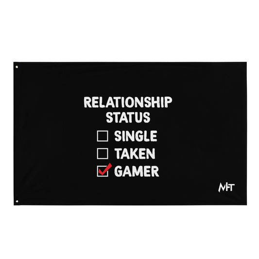 Relationship Status : Gamer - Flag by DarkByteGear