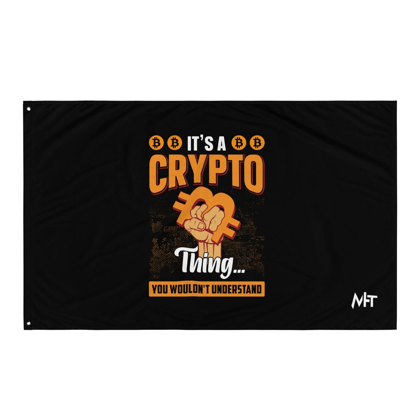 It's a Crypto thing you wouldn't understand - Flag by DarkByteGear