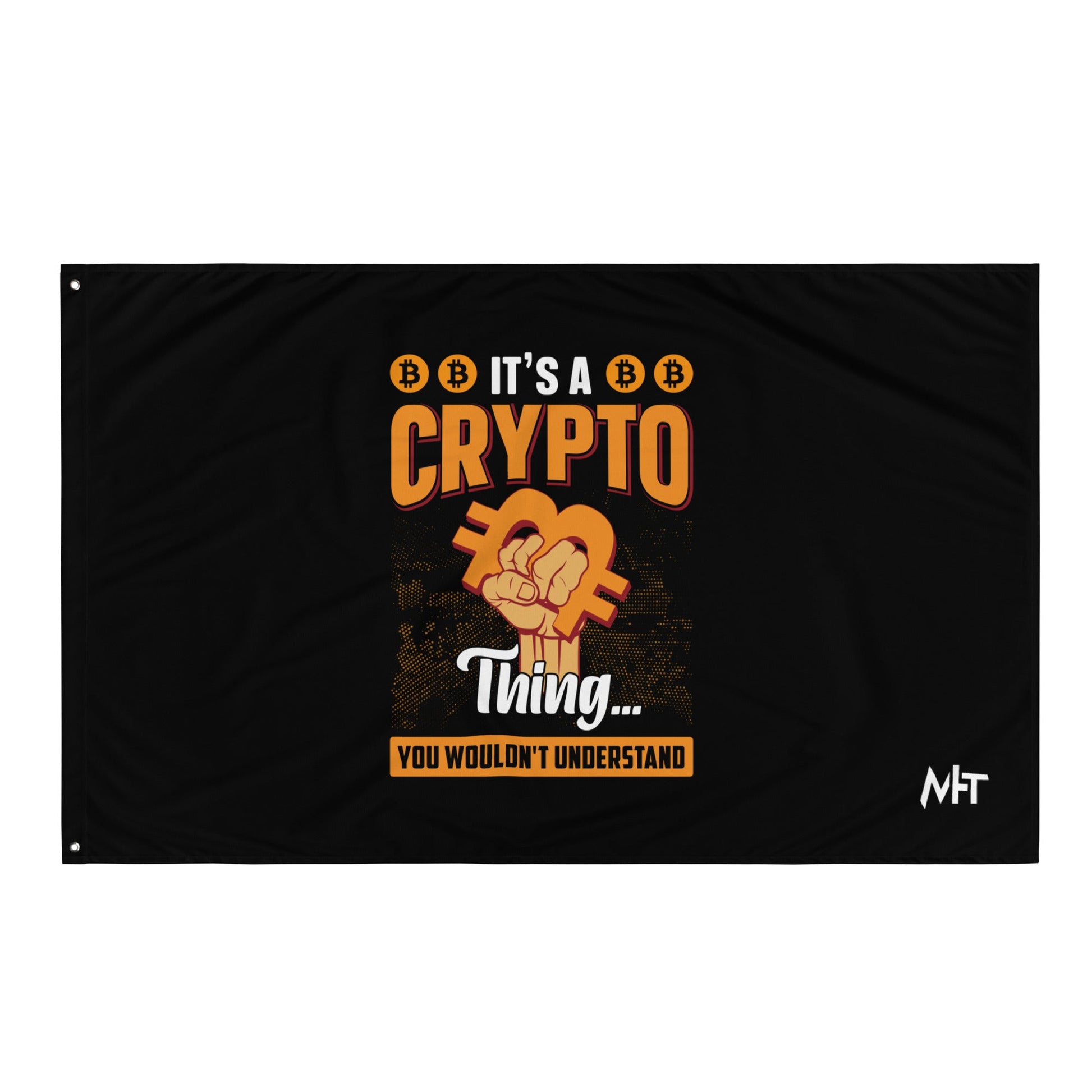 It's a Crypto thing you wouldn't understand - Flag by DarkByteGear