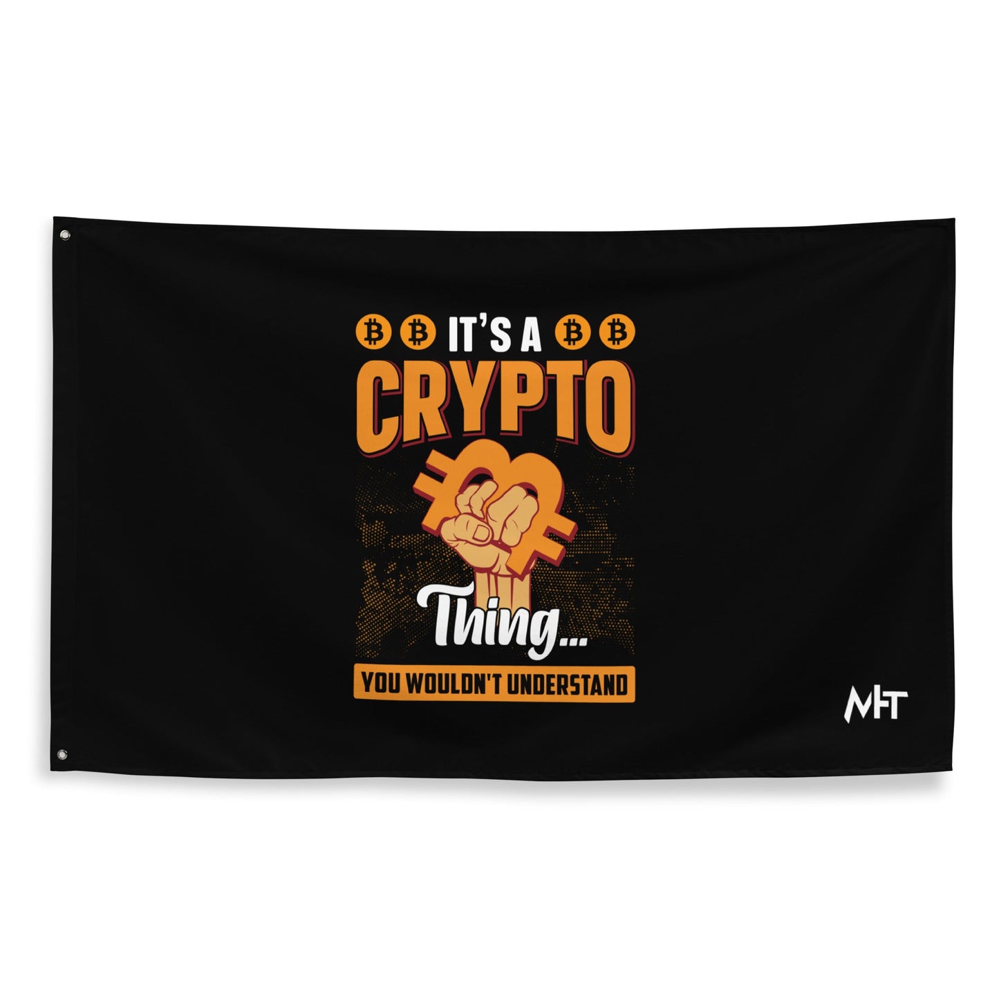 It's a Crypto thing you wouldn't understand - Flag by DarkByteGear