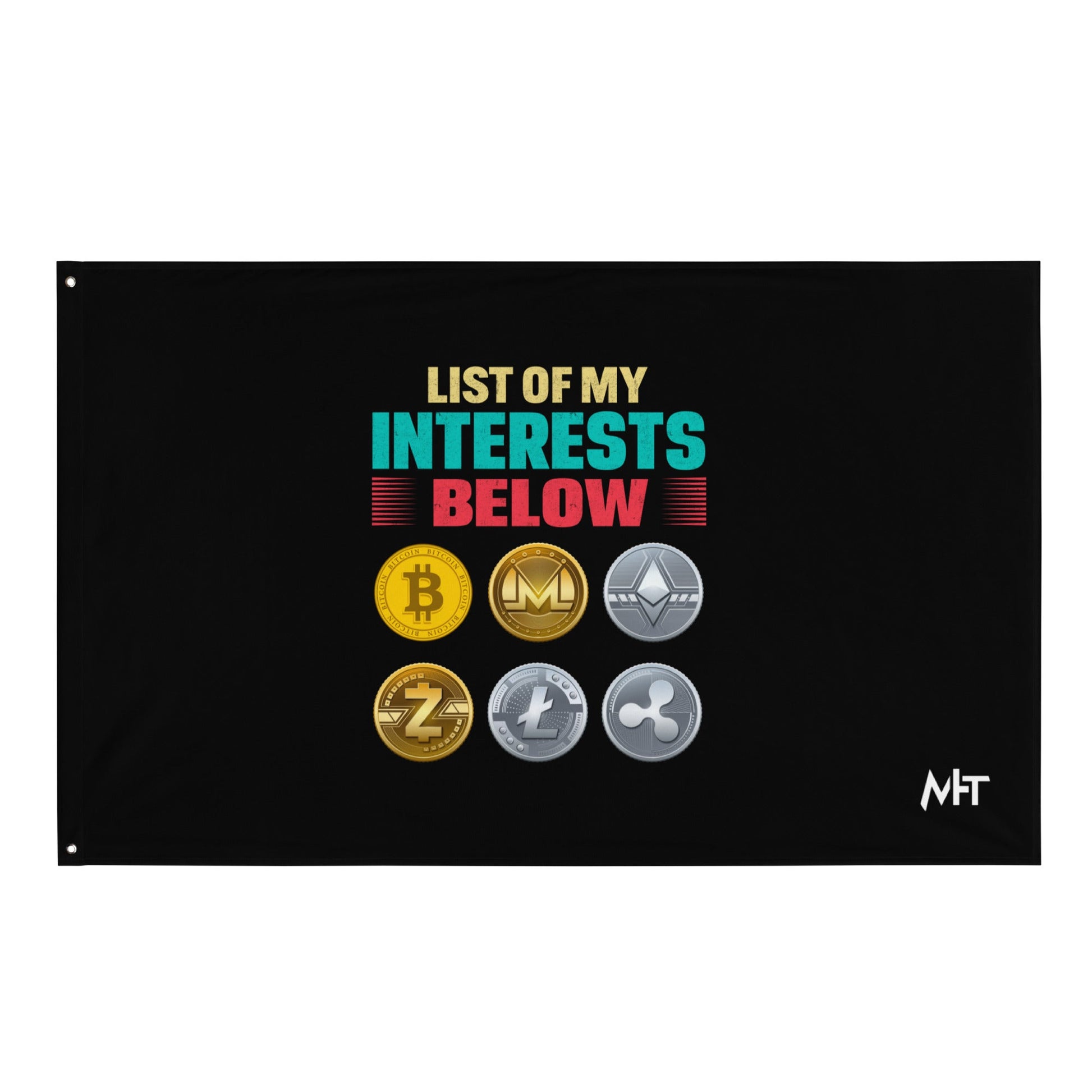 List of my Interests below - Flag by DarkByteGear