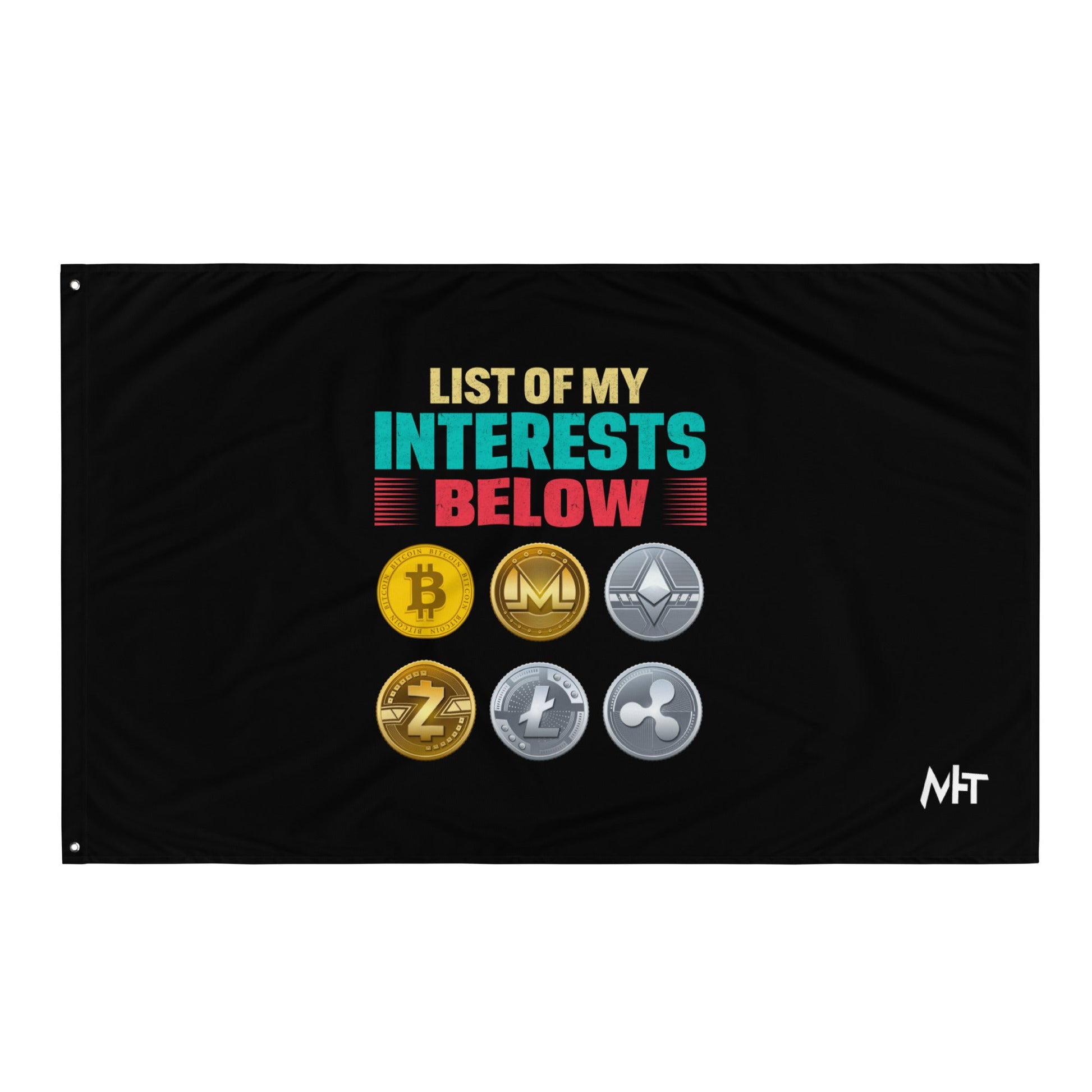 List of my Interests below - Flag by DarkByteGear