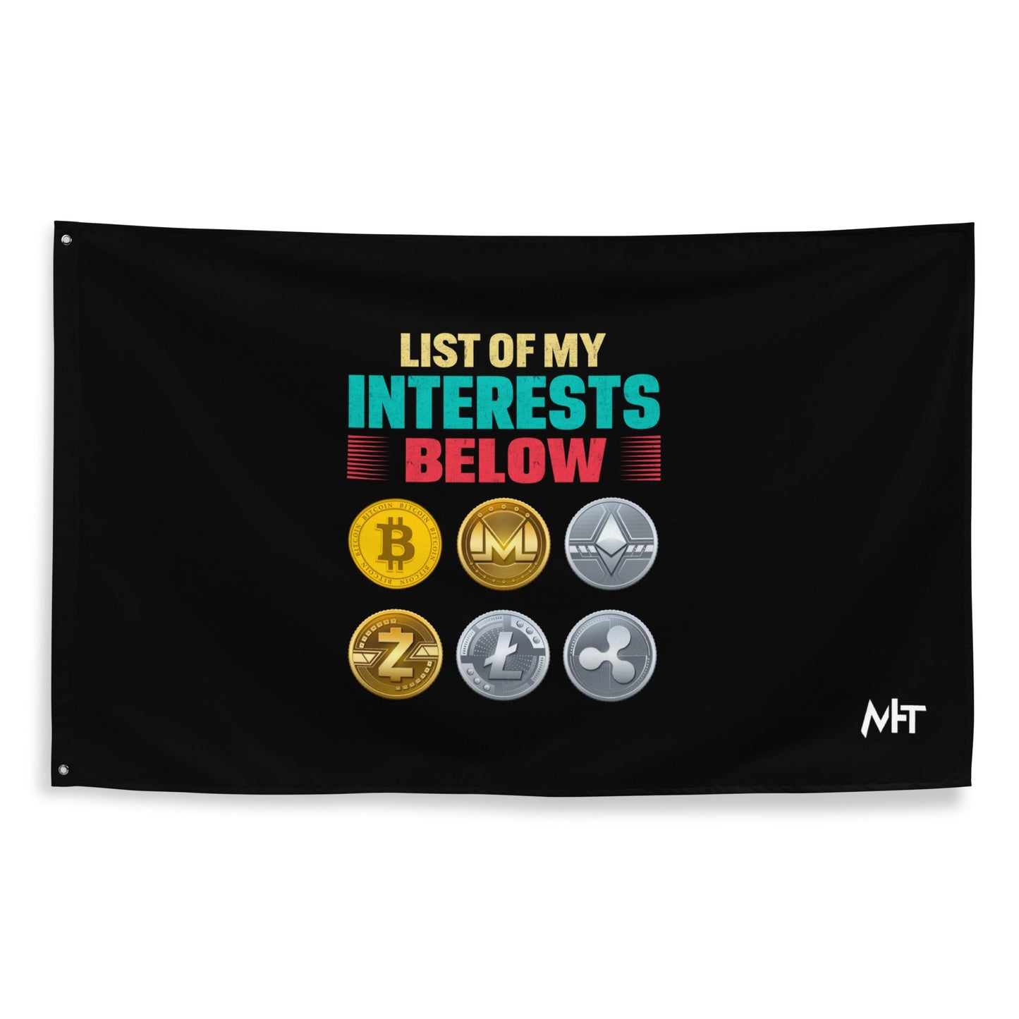 List of my Interests below - Flag by DarkByteGear