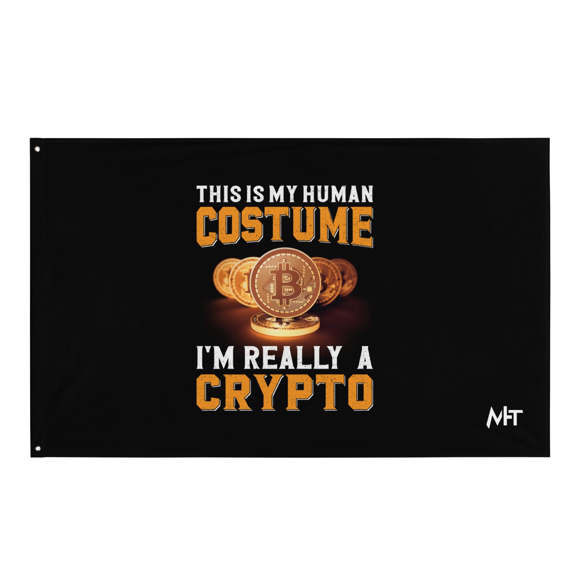 This is my Human Costume, I am a really a Crypto - Flag by DarkByteGear