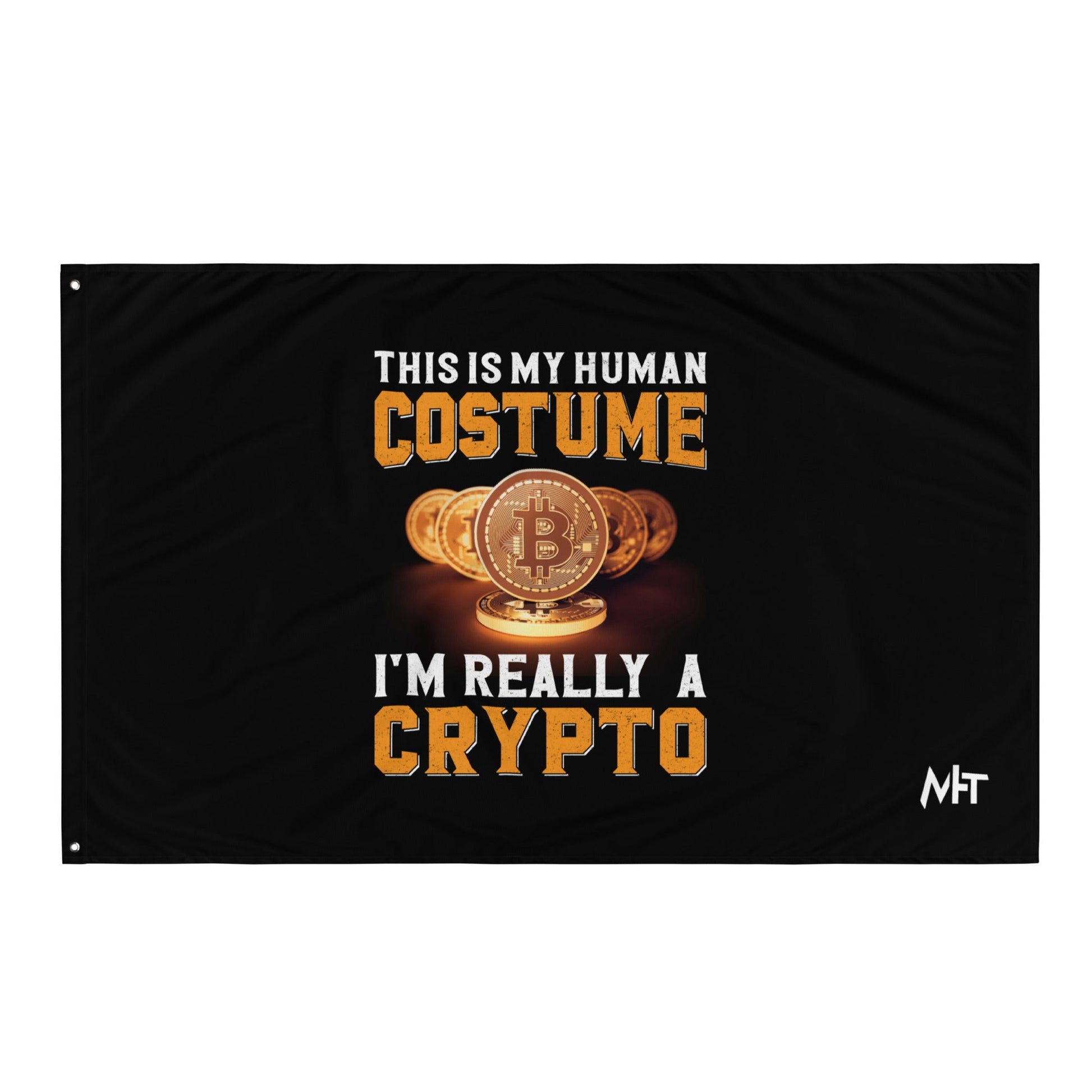 This is my Human Costume, I am a really a Crypto - Flag by DarkByteGear