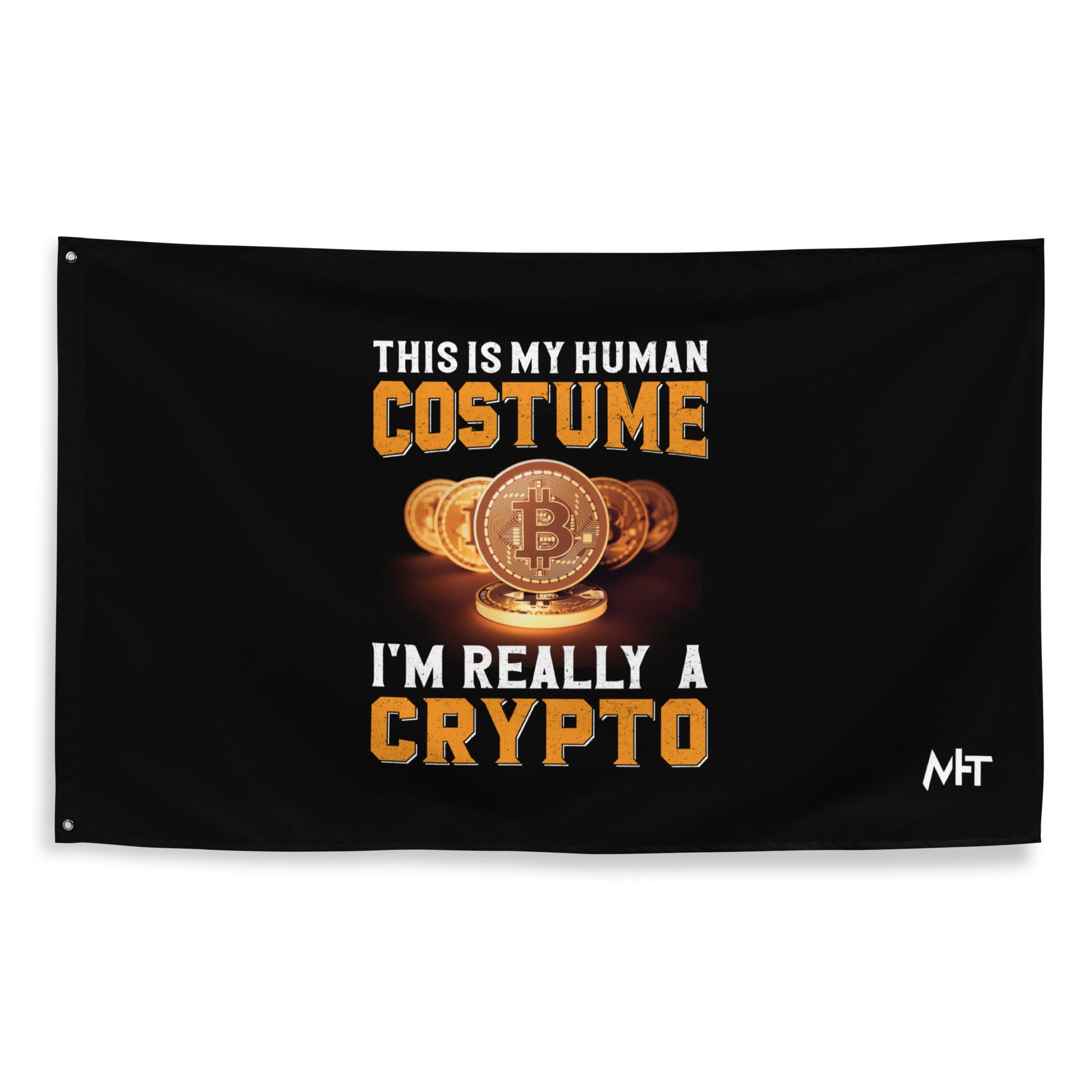 This is my Human Costume, I am a really a Crypto - Flag by DarkByteGear