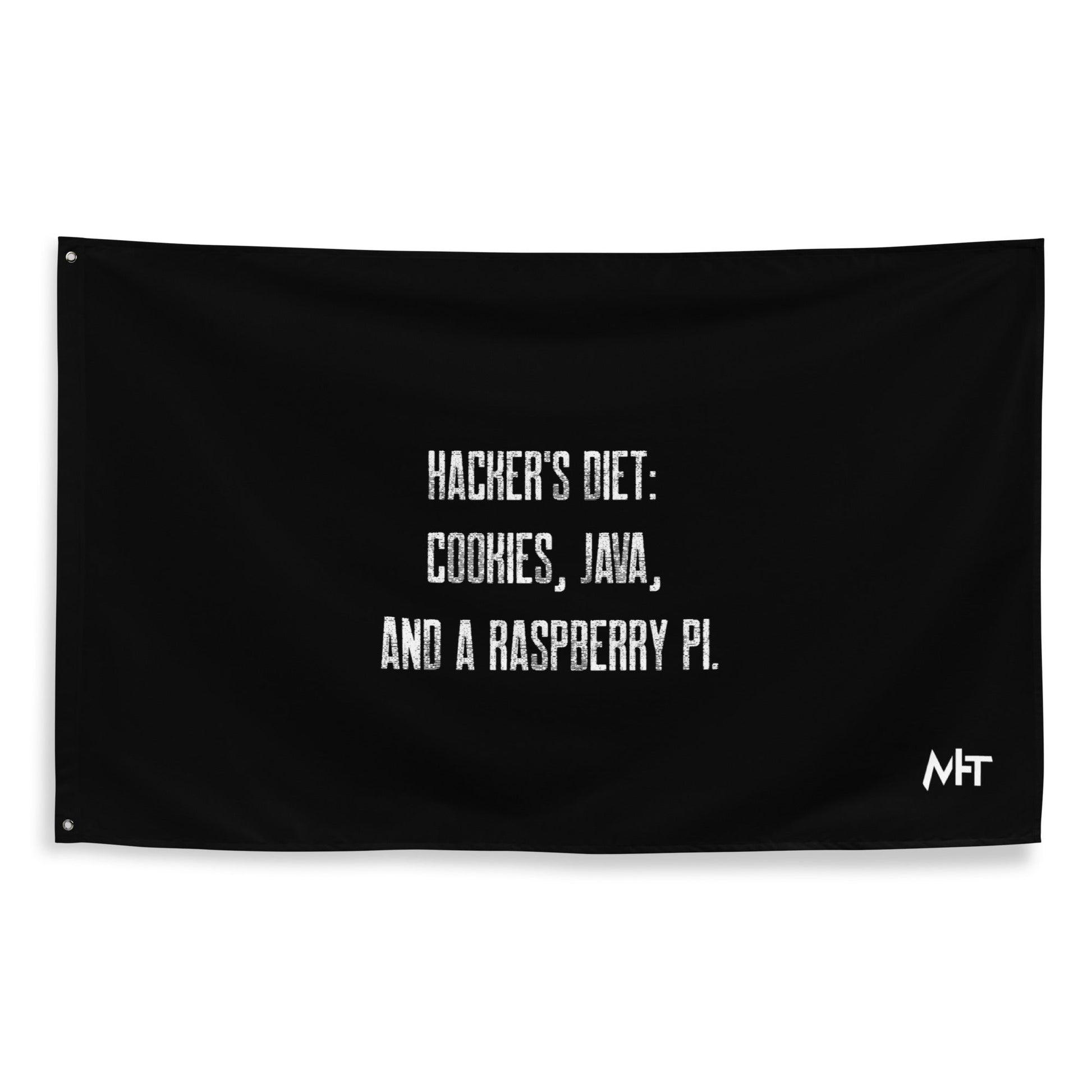 Hackers diet : Cookies, Java and a Raspberry Pi - Flag by DarkByteGear