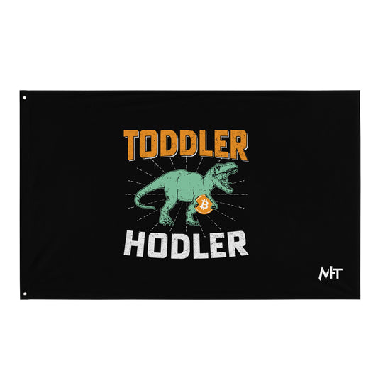 Toddler Bitcoin T-rex Holder - Flag by DarkByteGear
