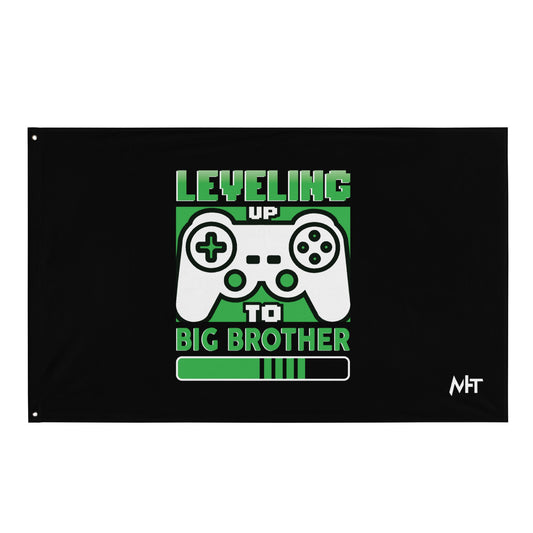 Levelling Up to Big Brother - Flag by DarkByteGear