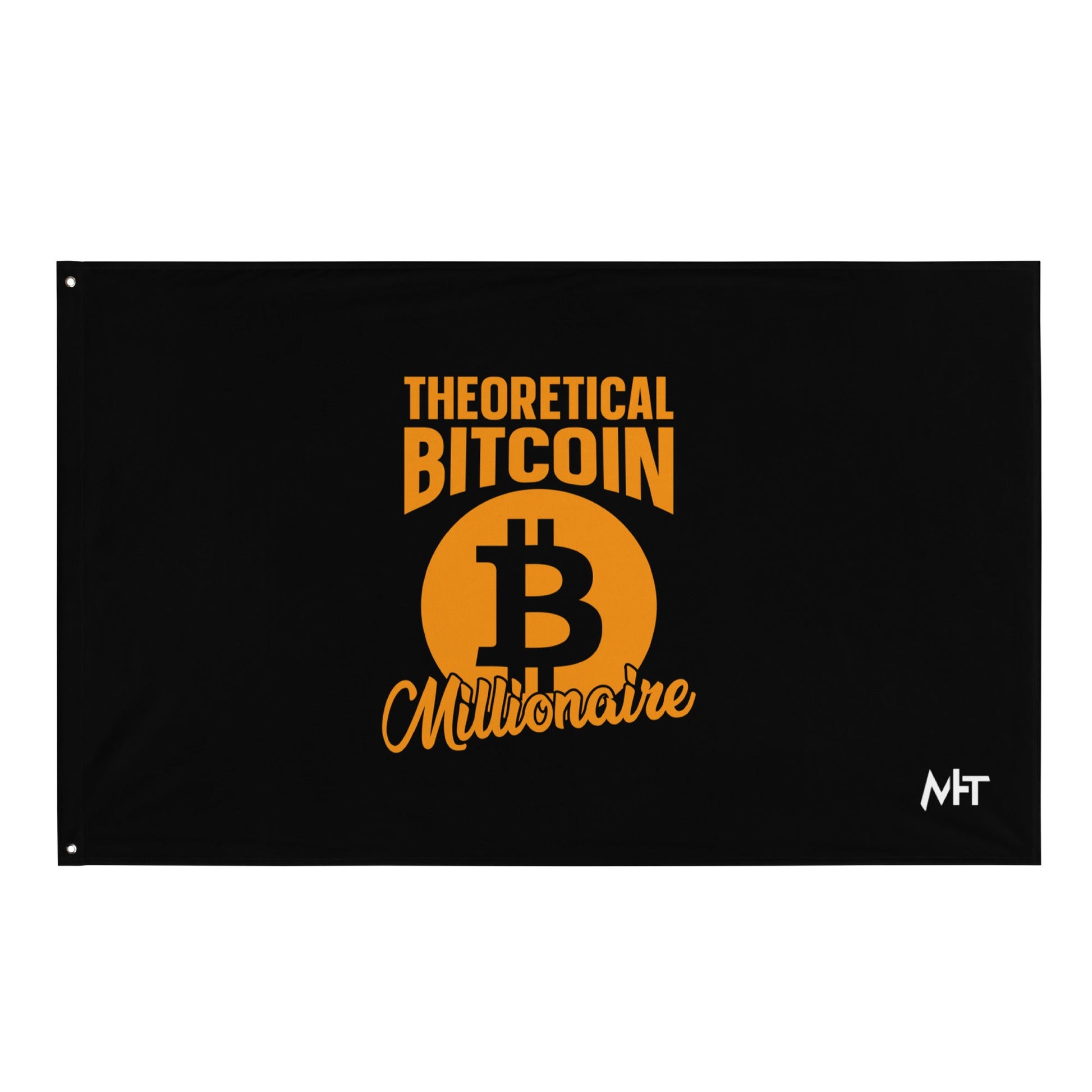 Theoretical Bitcoin Millionaire Flag by DarkByteGear