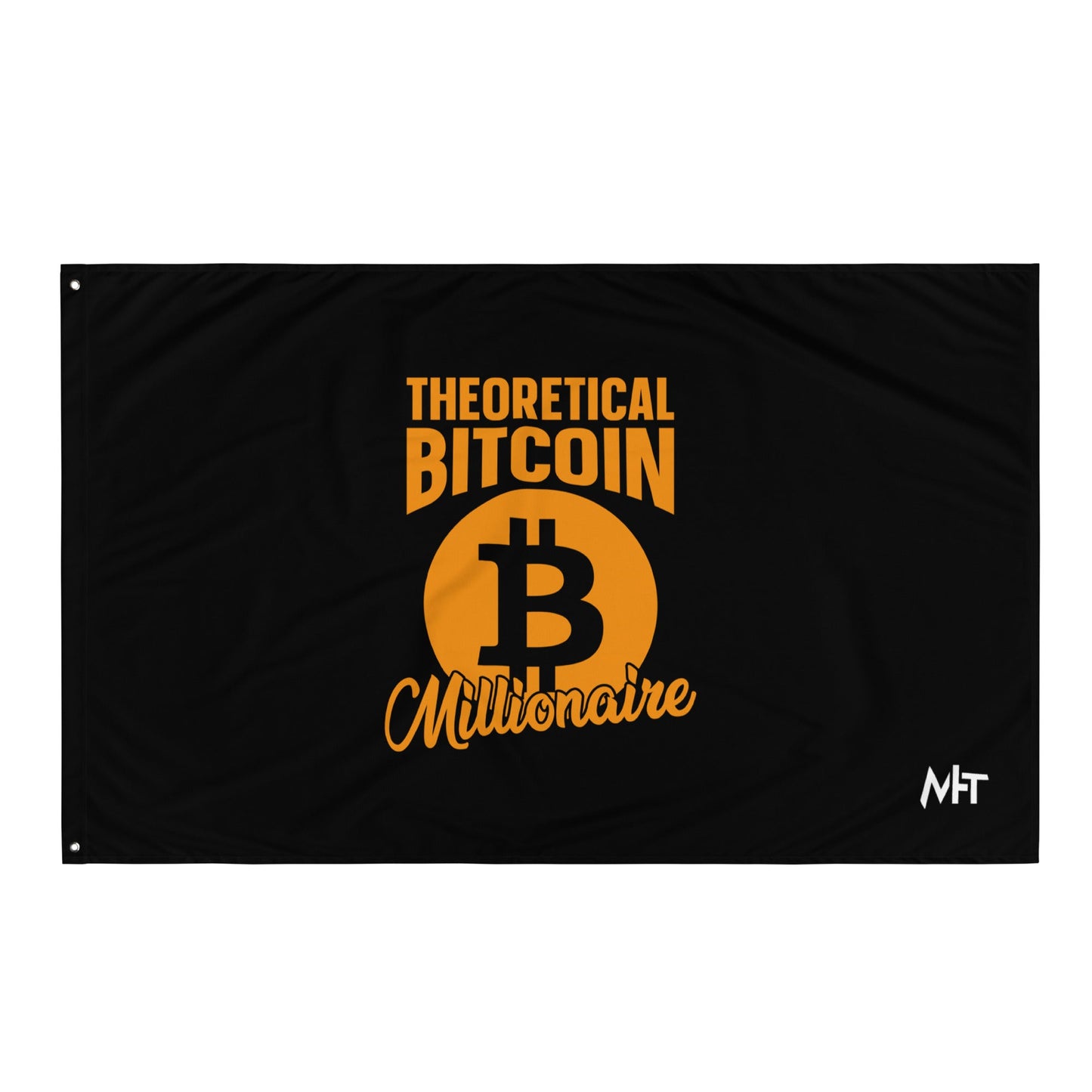 Theoretical Bitcoin Millionaire Flag by DarkByteGear