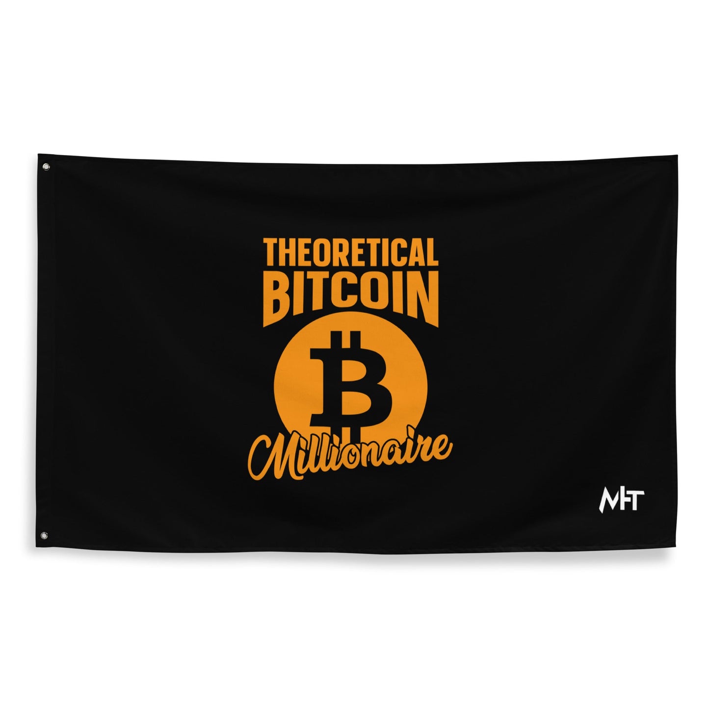 Theoretical Bitcoin Millionaire Flag by DarkByteGear
