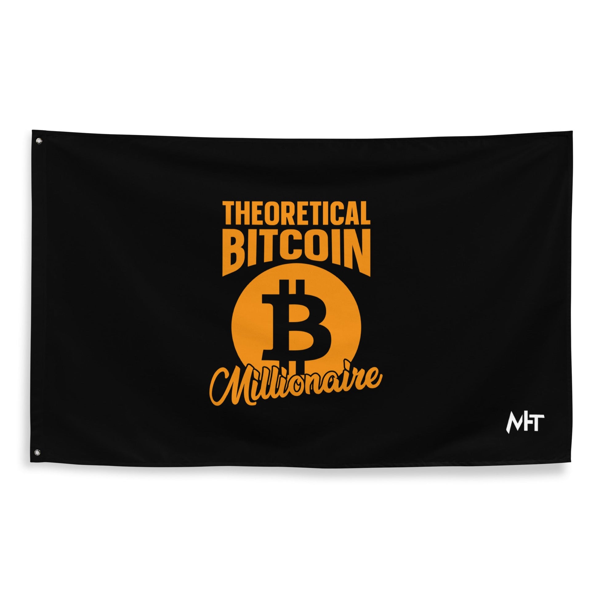 Theoretical Bitcoin Millionaire Flag by DarkByteGear