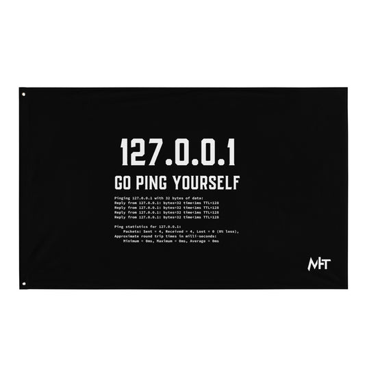 Go ping yourself - Flag by DarkByteGear