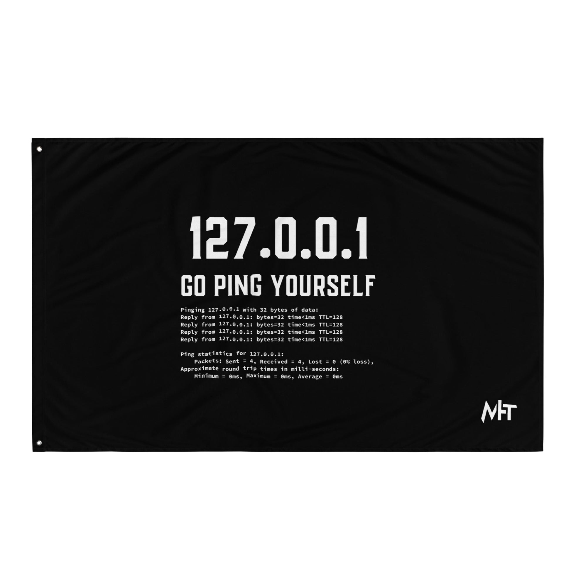 Go ping yourself - Flag by DarkByteGear
