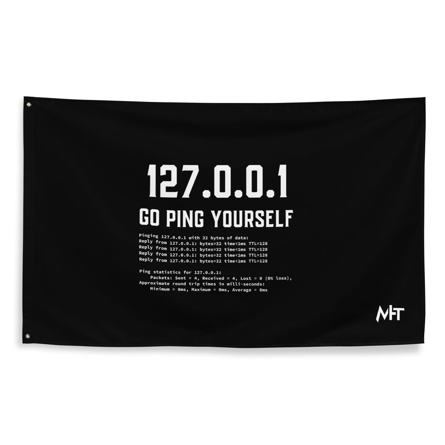 Go ping yourself - Flag by DarkByteGear