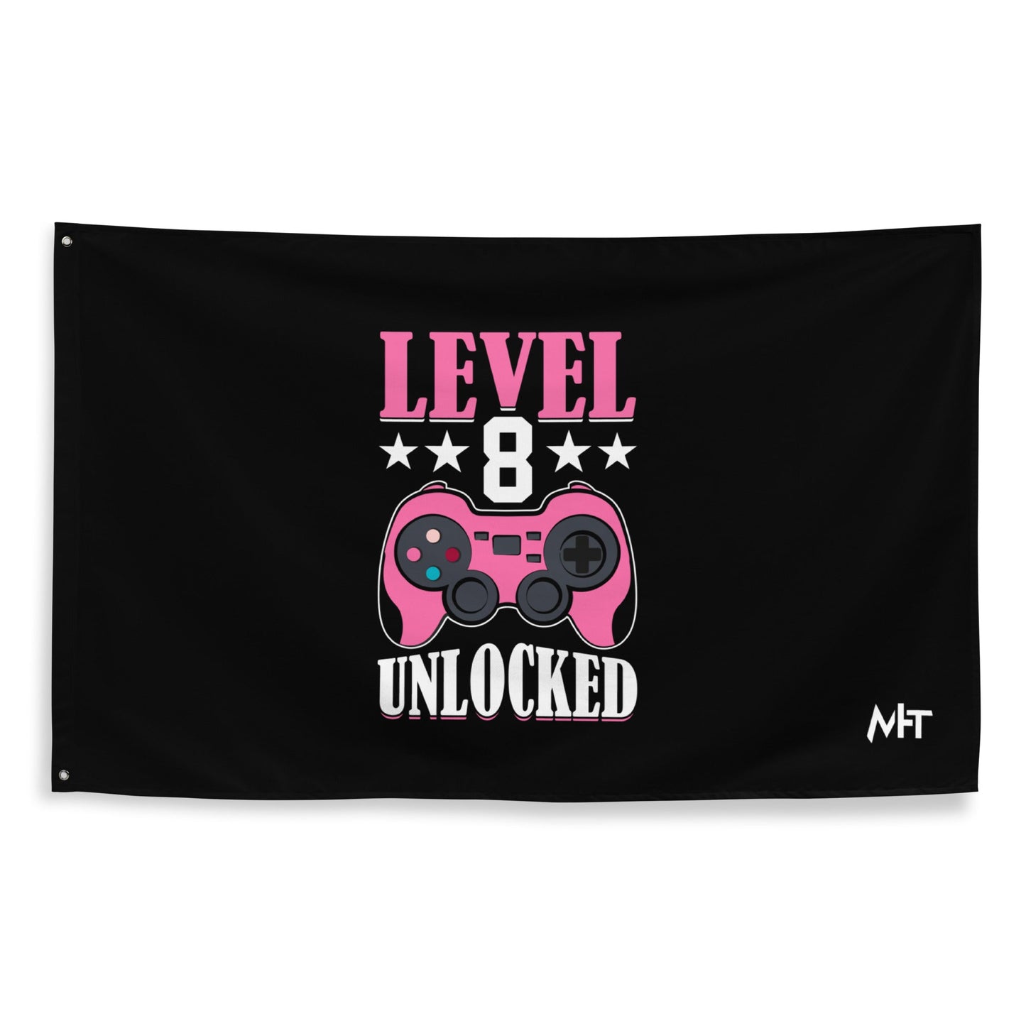 Level 8 Unlocked - Flag by DarkByteGear