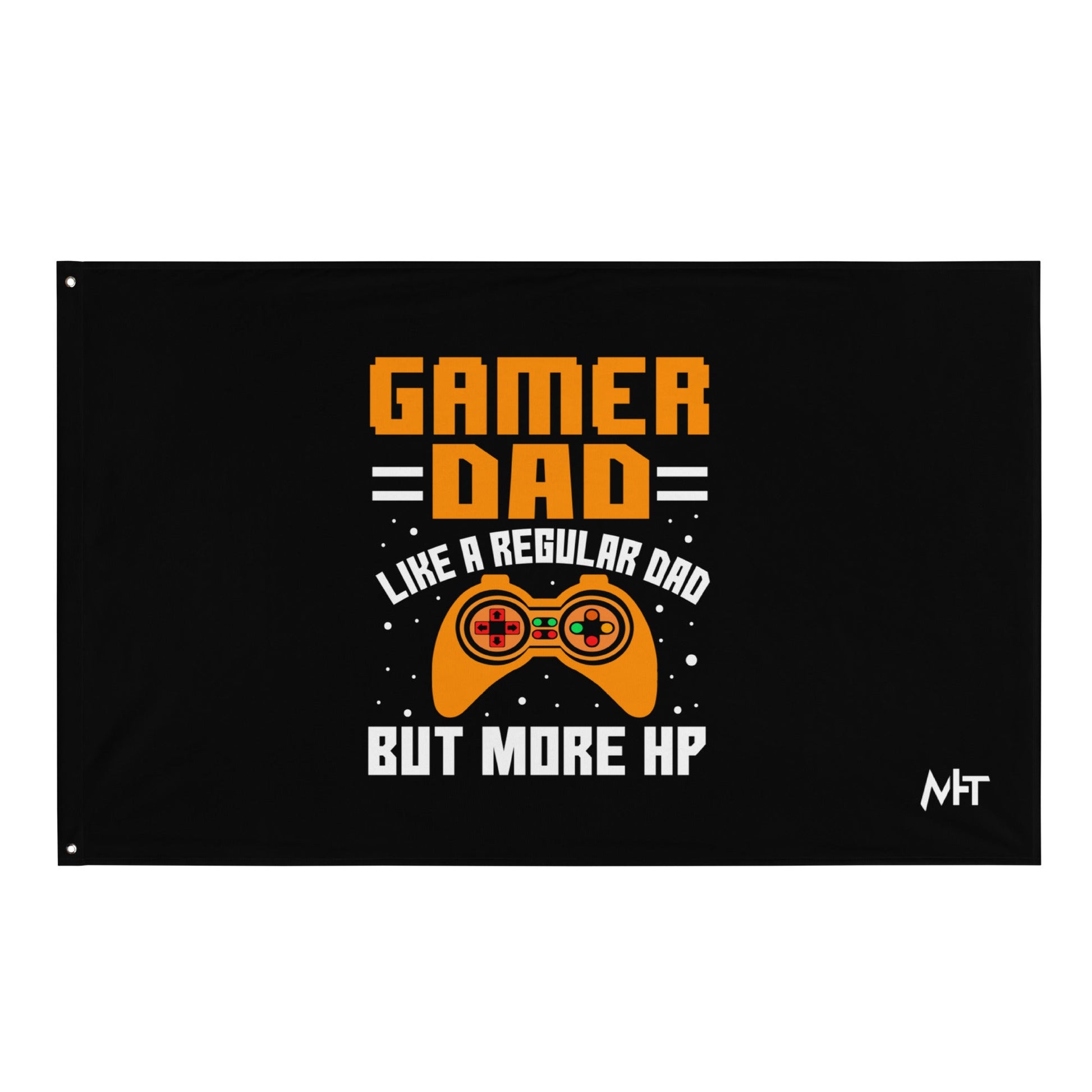 Gamer Dad like a normal one but more HP - Flag by DarkByteGear