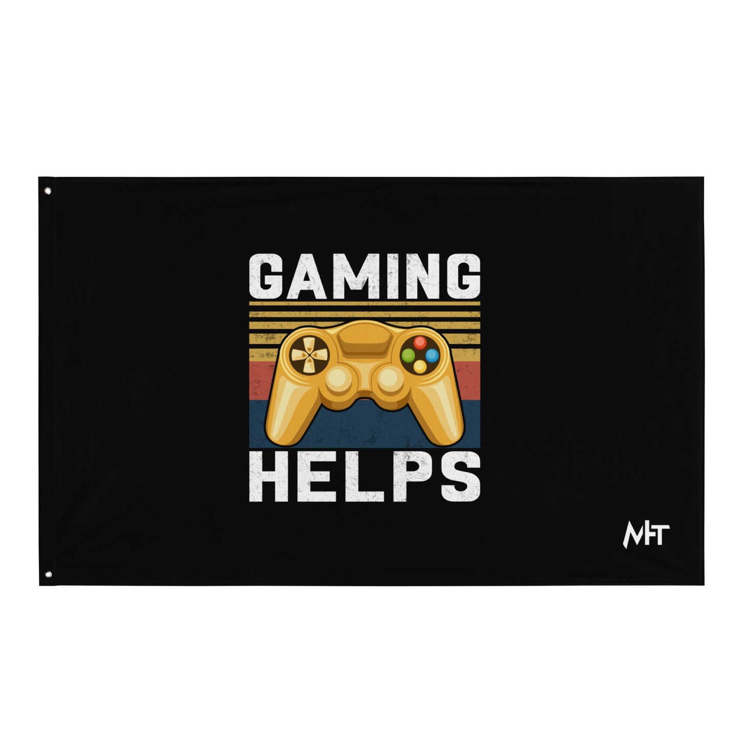 Gaming Helps - Flag by DarkByteGear