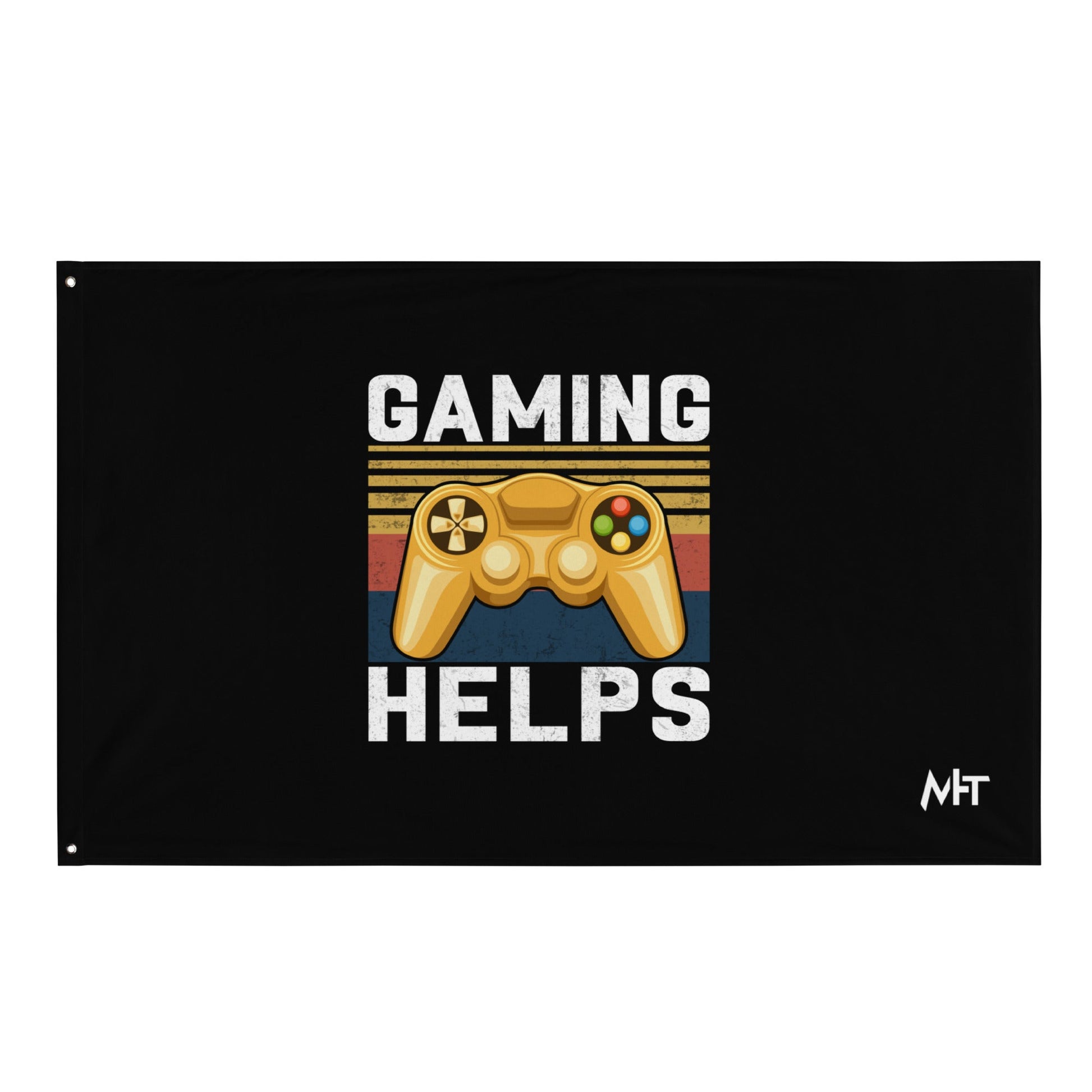 Gaming Helps - Flag by DarkByteGear