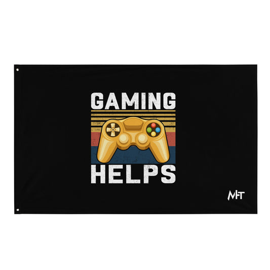 Gaming Helps - Flag by DarkByteGear