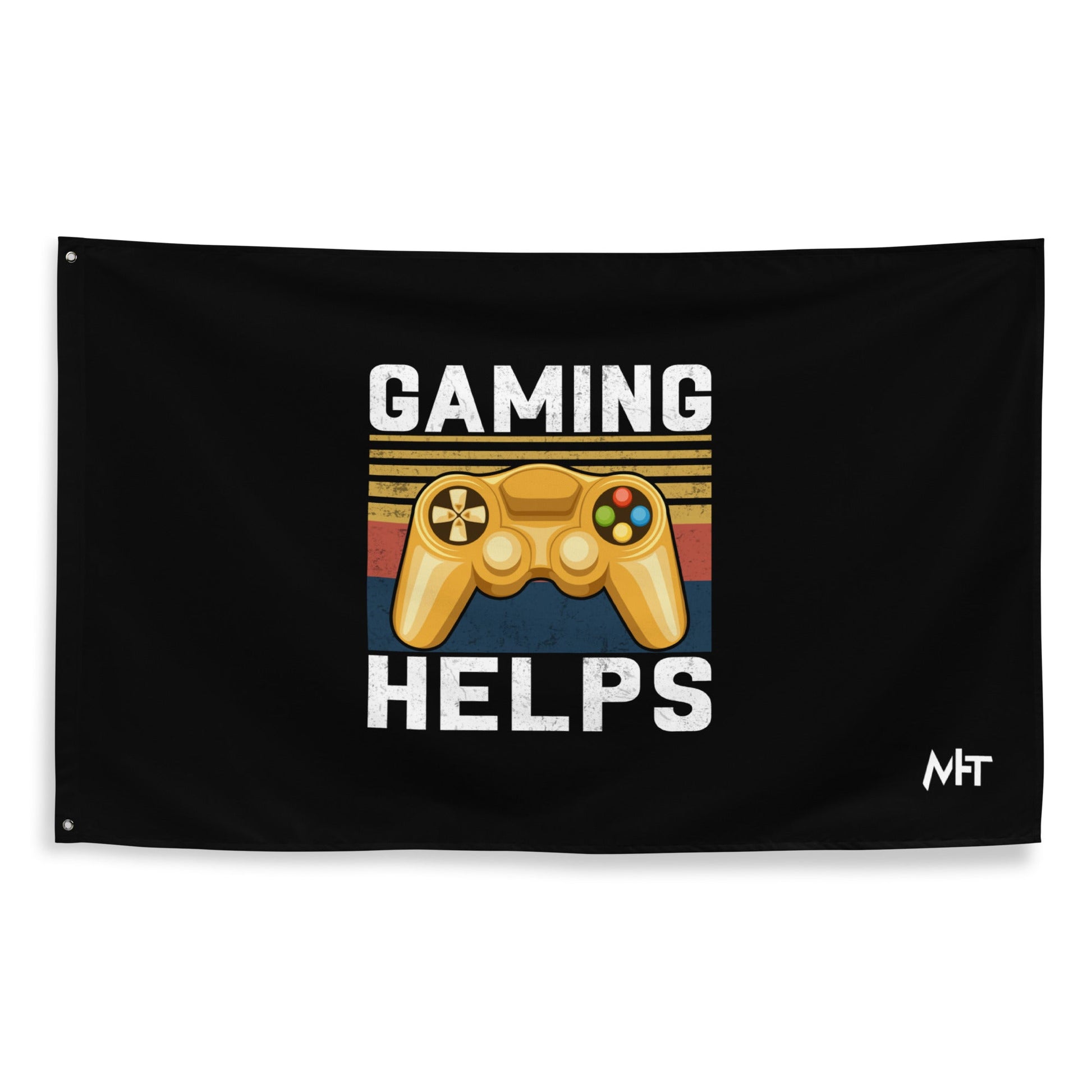 Gaming Helps - Flag by DarkByteGear