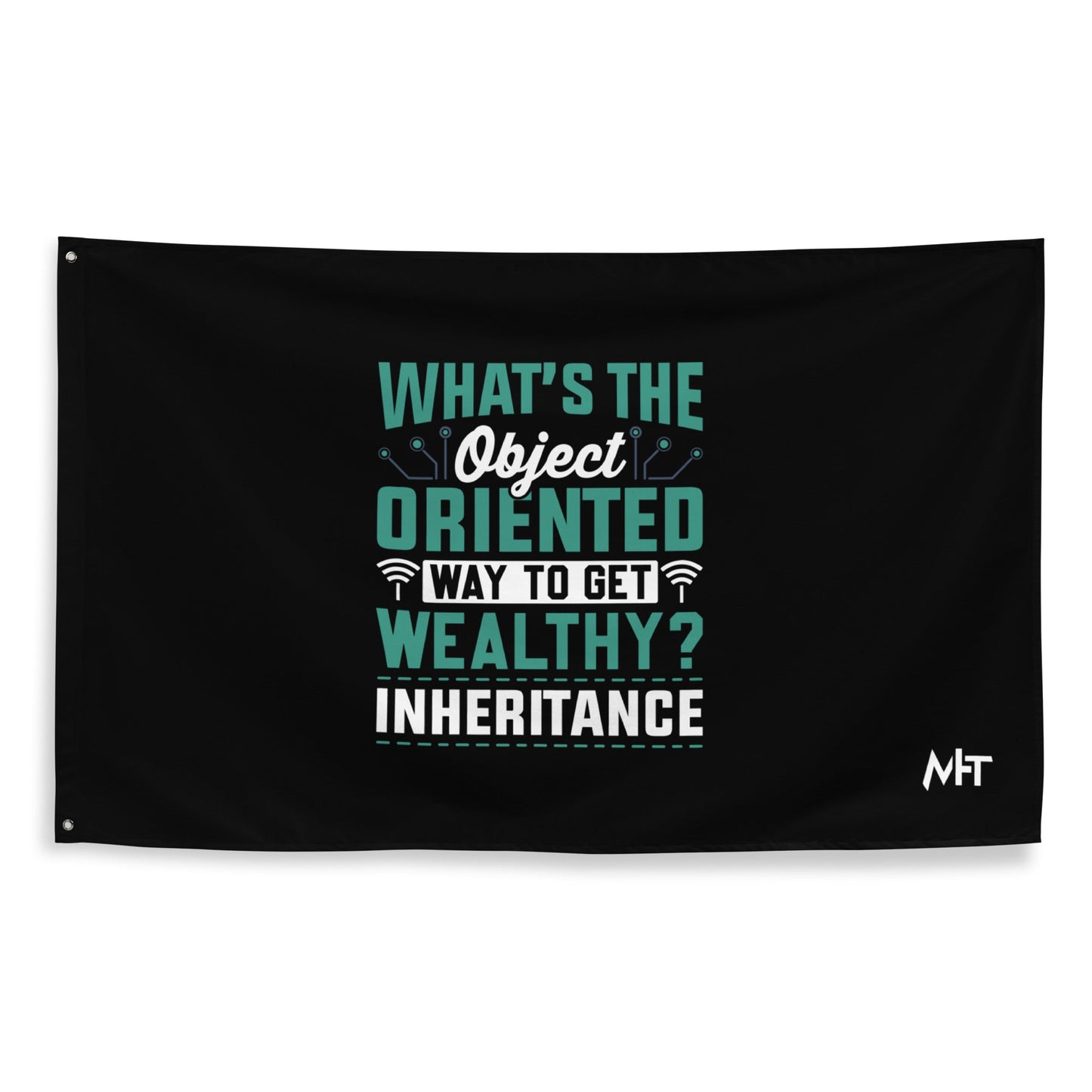 What is the Object Oriented Way to get Wealthy? Inheritance Flag by DarkByteGear