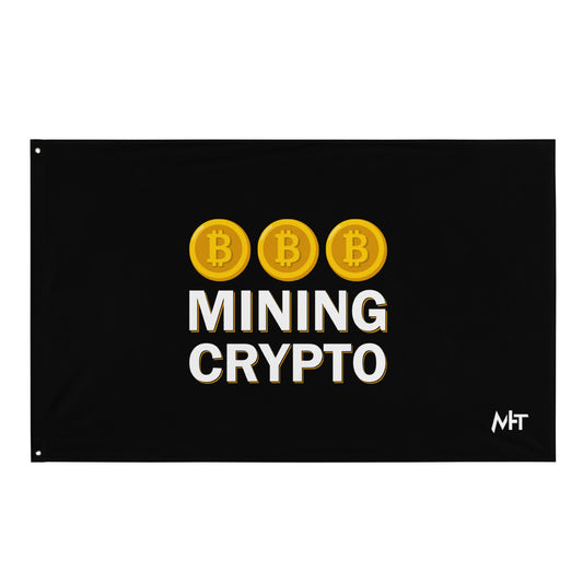 Mining Crypto - Flag by DarkByteGear