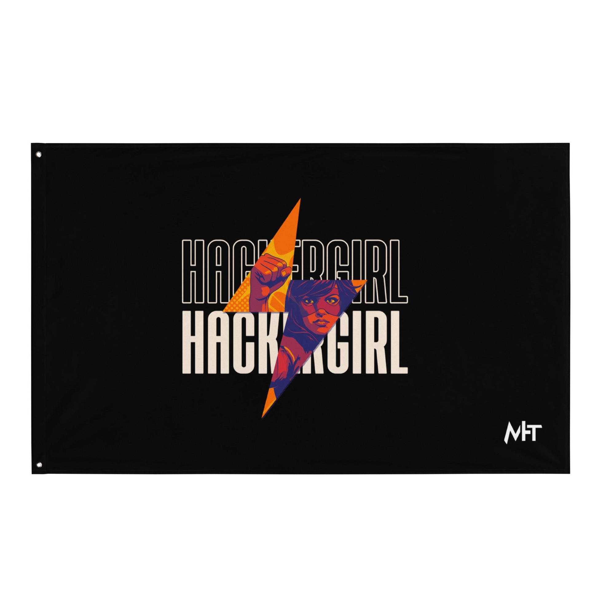 Hacker Girl V1 - Flag by DarkByteGear