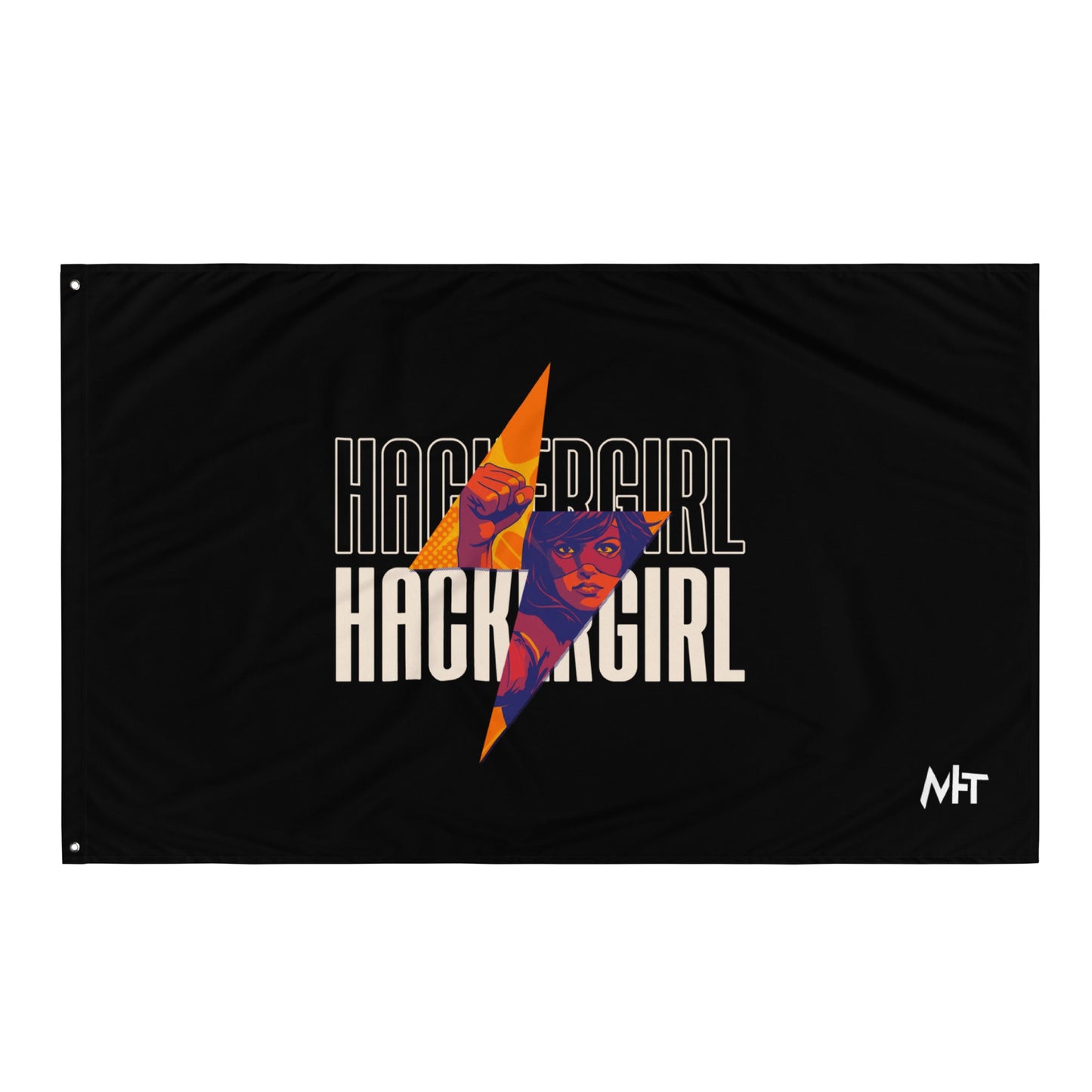 Hacker Girl V1 - Flag by DarkByteGear
