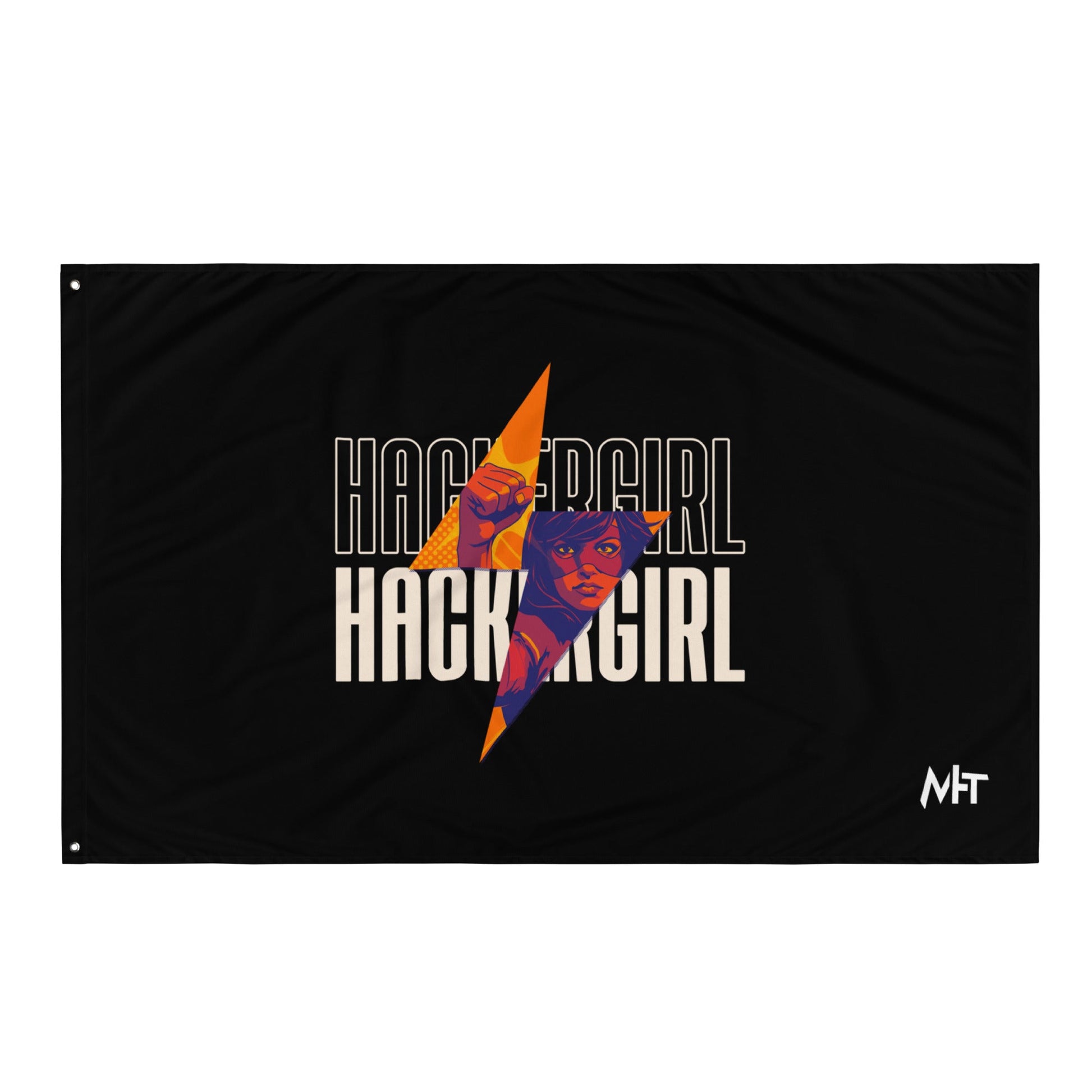 Hacker Girl V1 - Flag by DarkByteGear