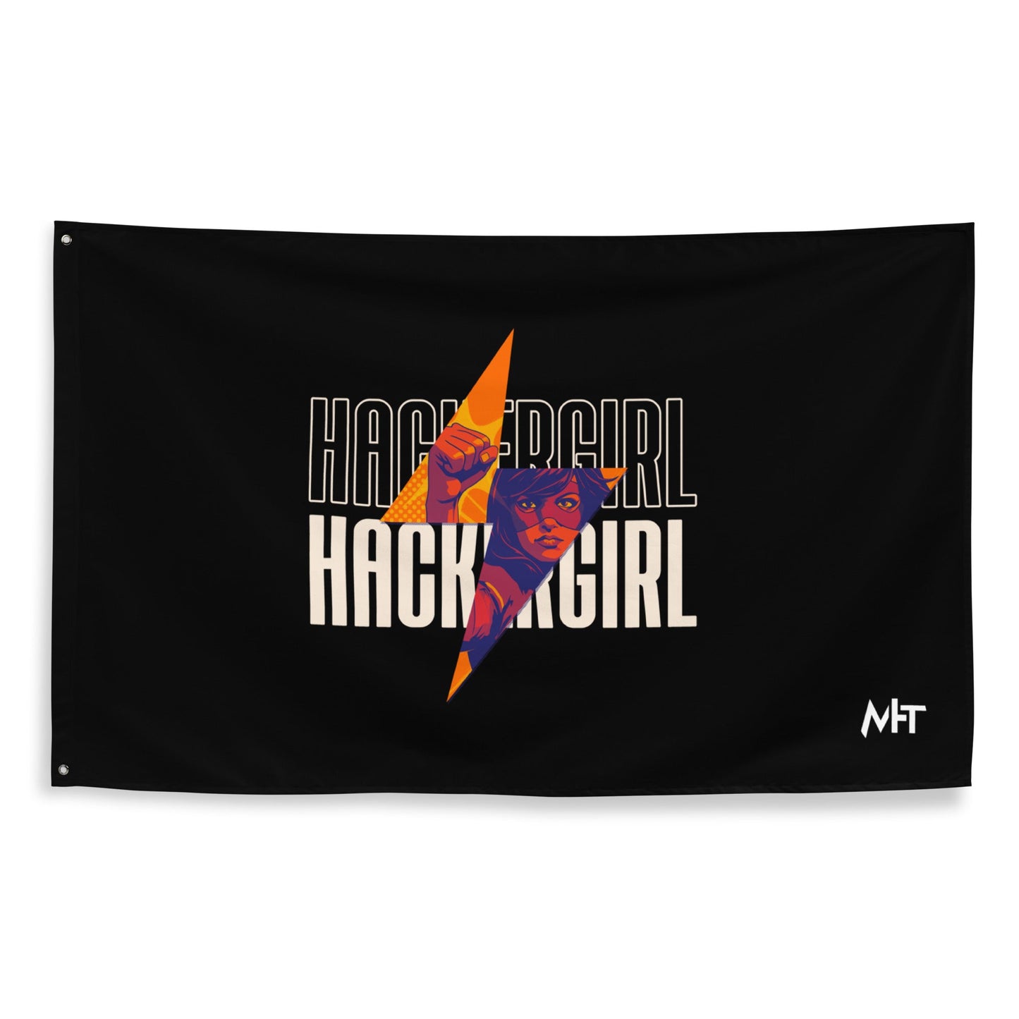 Hacker Girl V1 - Flag by DarkByteGear