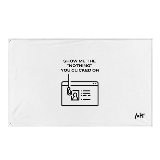 Show me the Nothing you Clicked on in Dark Text - Flag by DarkByteGear