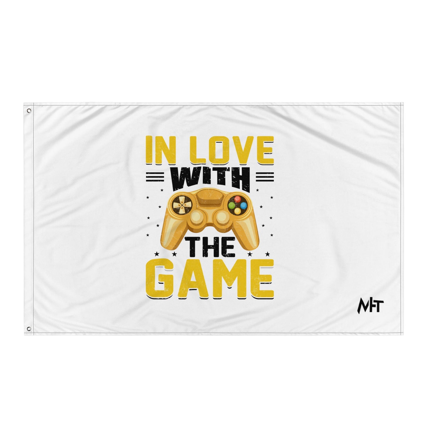 In Love With The Game in Dark Text - Flag by DarkByteGear