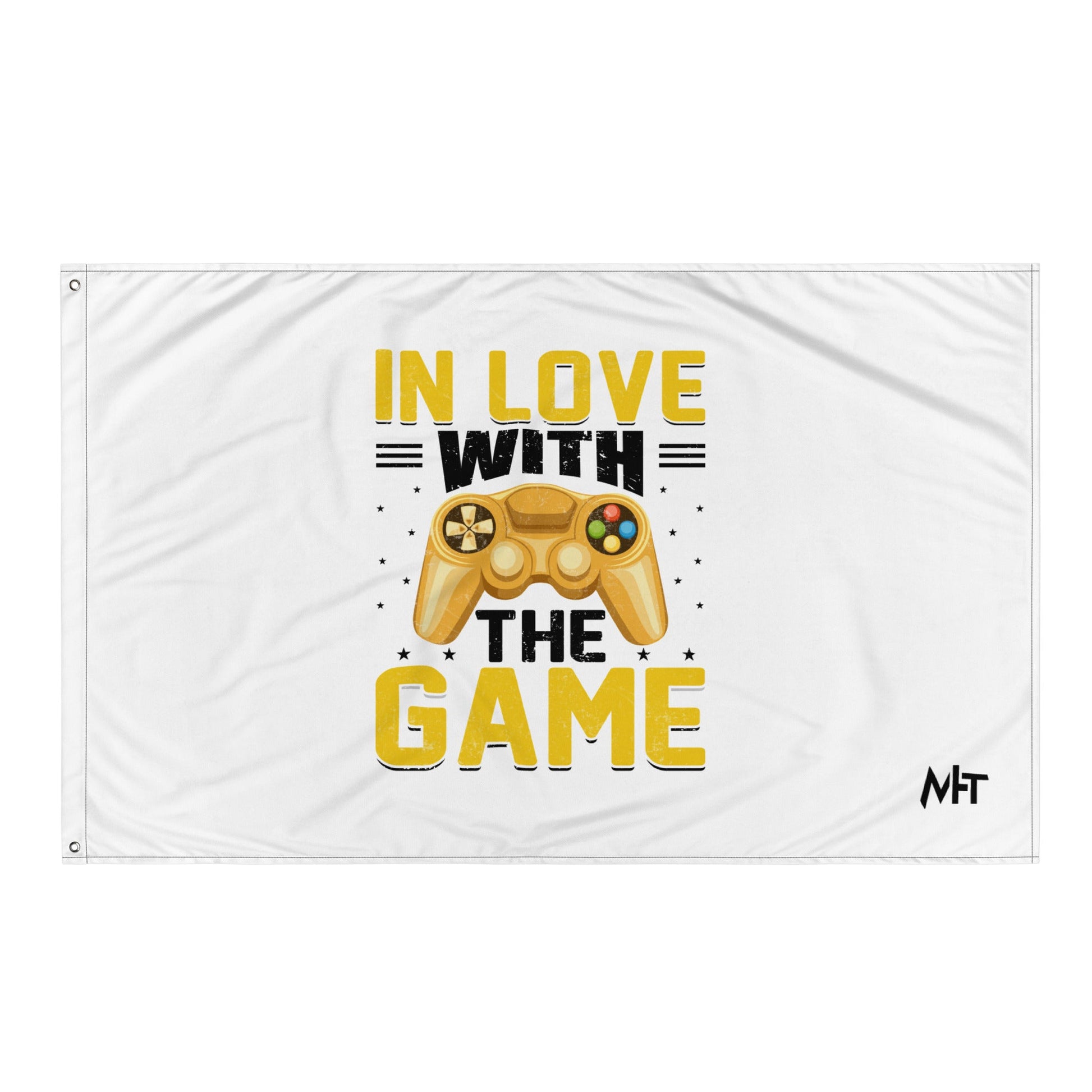 In Love With The Game in Dark Text - Flag by DarkByteGear