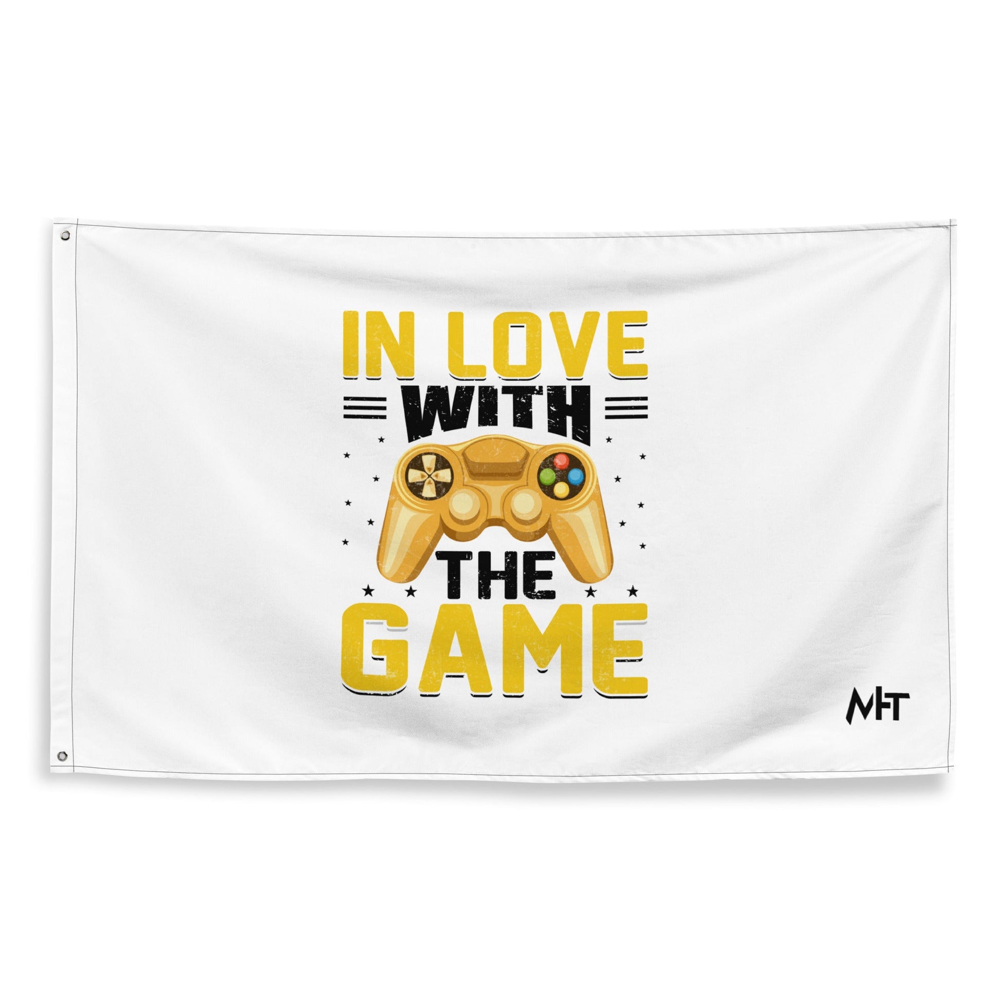 In Love With The Game in Dark Text - Flag by DarkByteGear