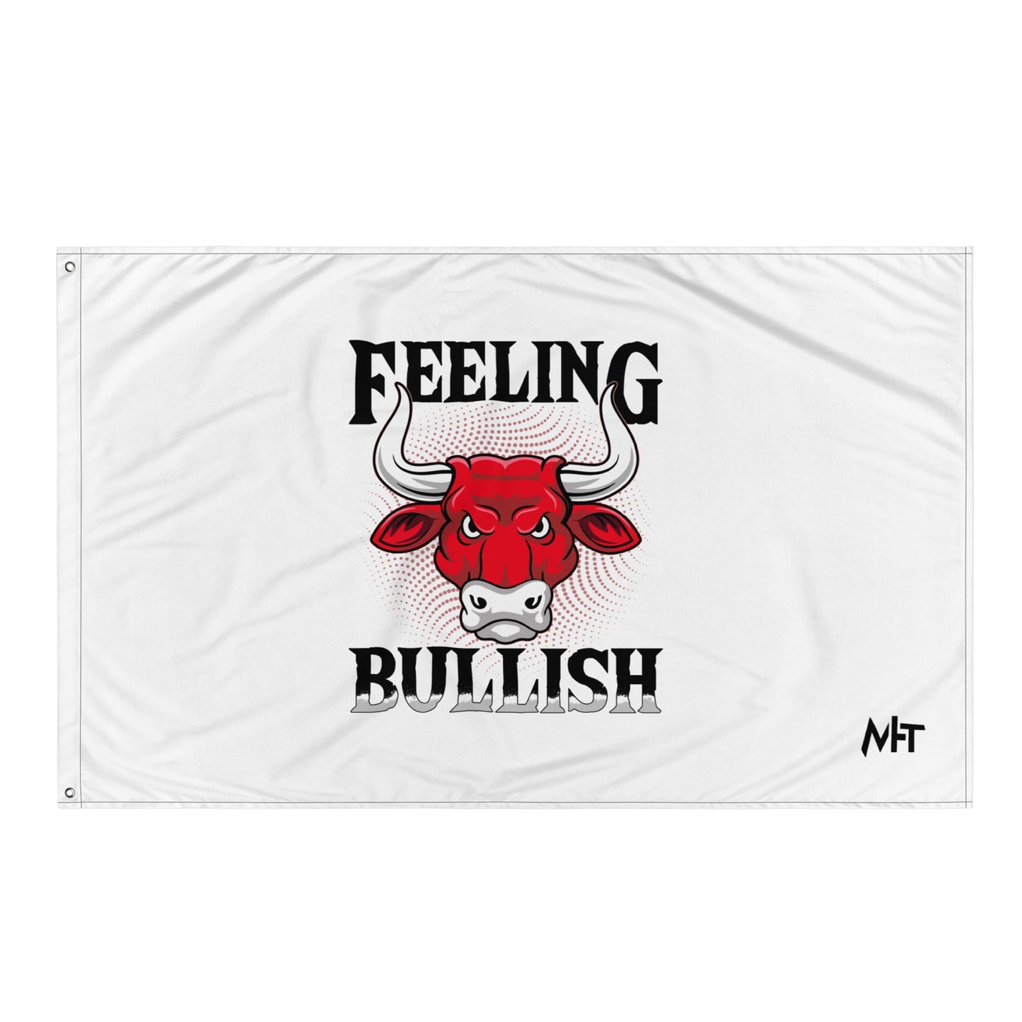 Feeling Bullish in Dark Text - Flag by DarkByteGear