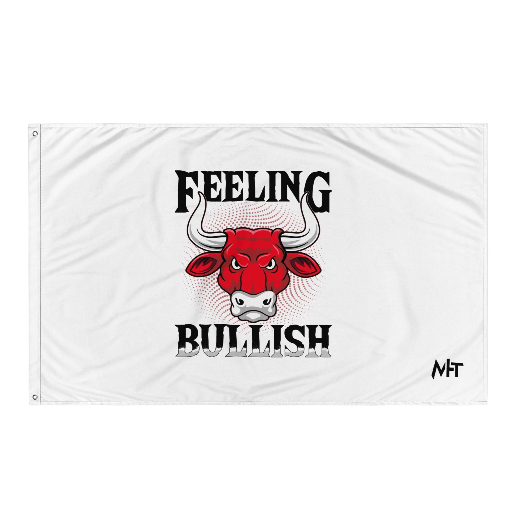 Feeling Bullish in Dark Text - Flag by DarkByteGear