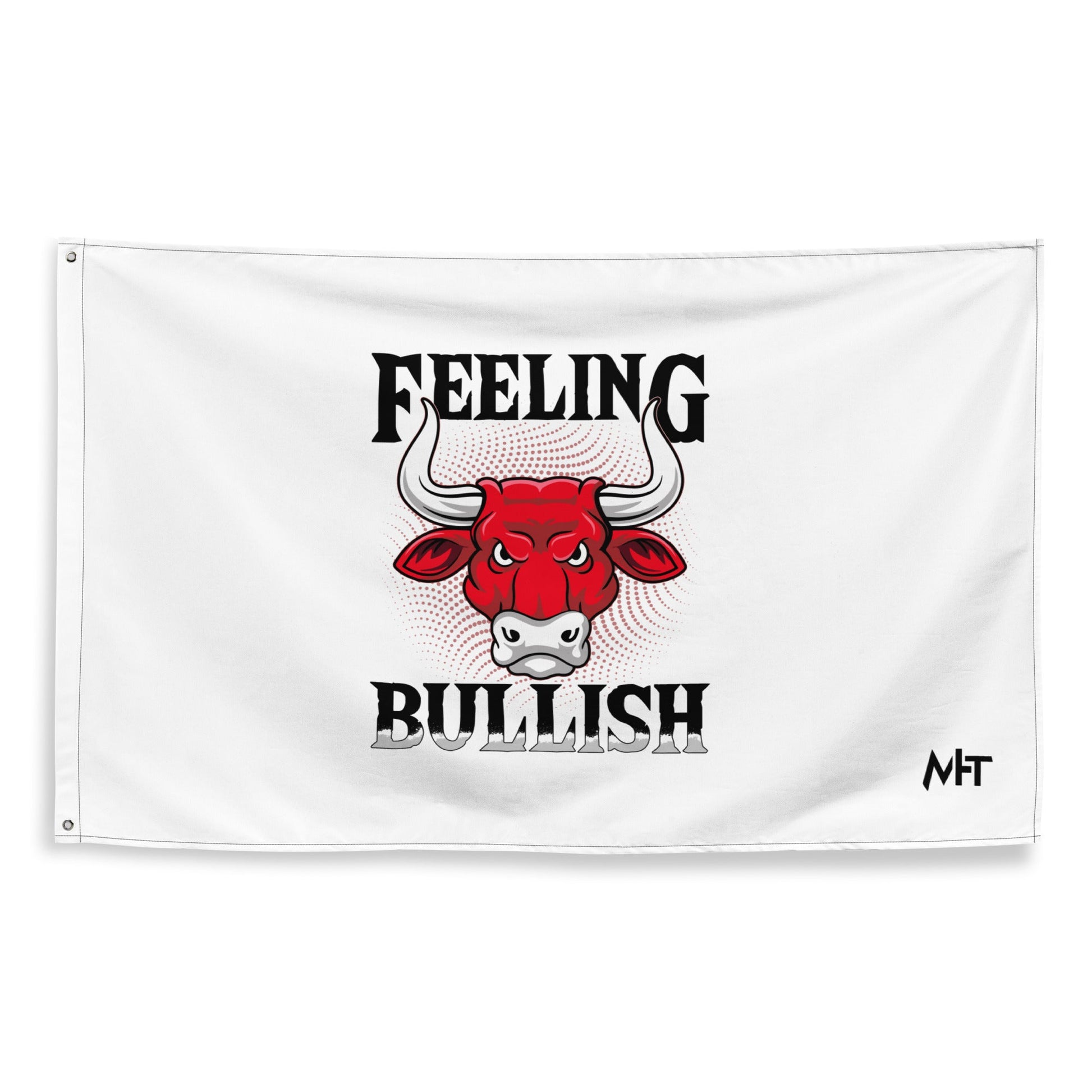 Feeling Bullish in Dark Text - Flag by DarkByteGear