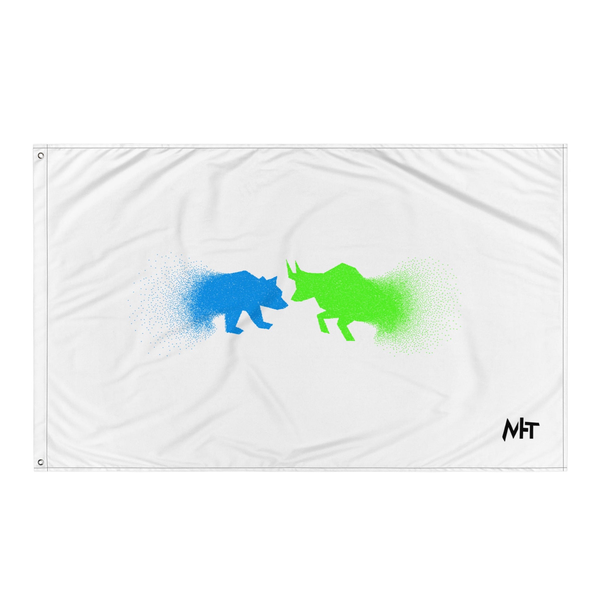 Bearish And Bullish (DB) in Light color - Flag by DarkByteGear