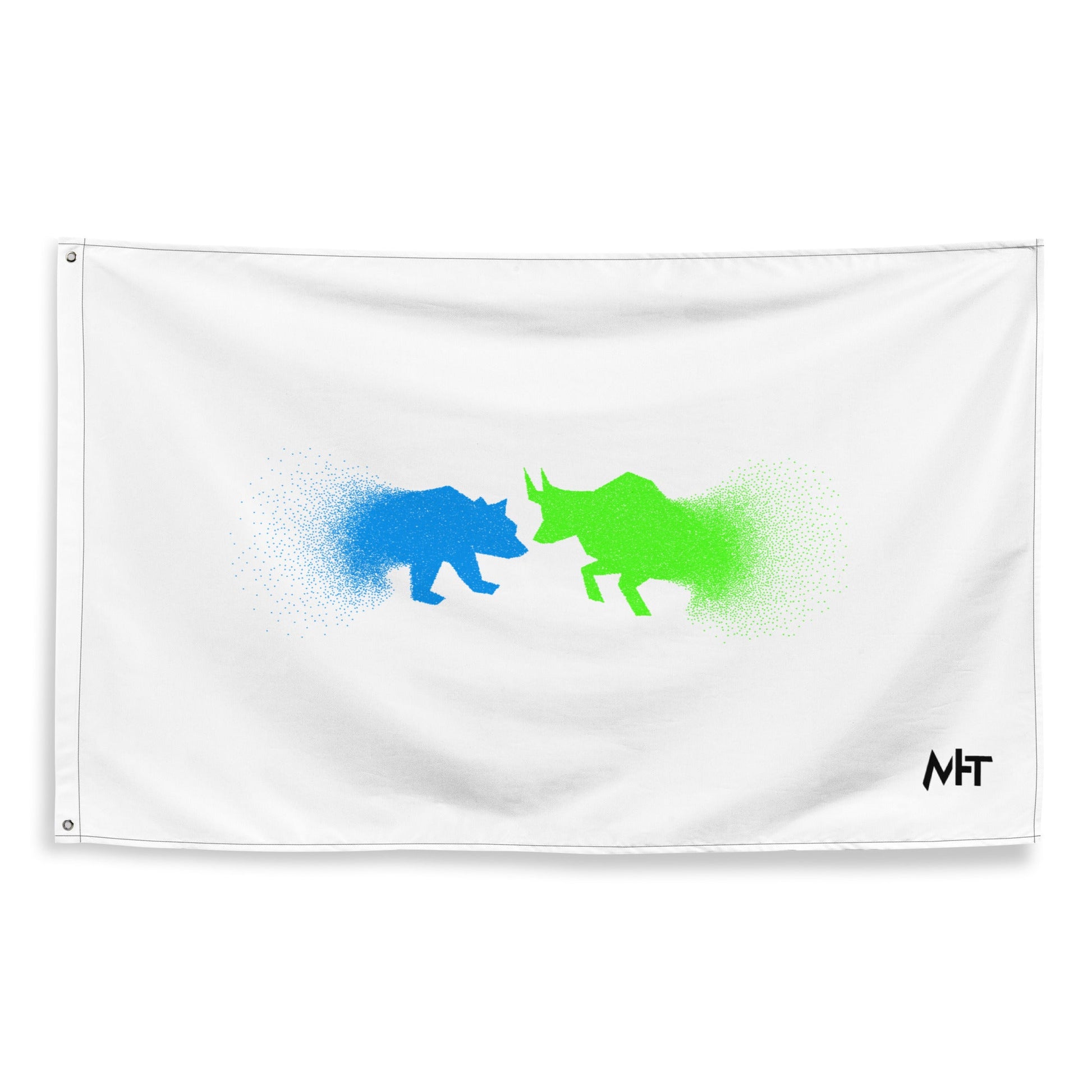 Bearish And Bullish (DB) in Light color - Flag by DarkByteGear