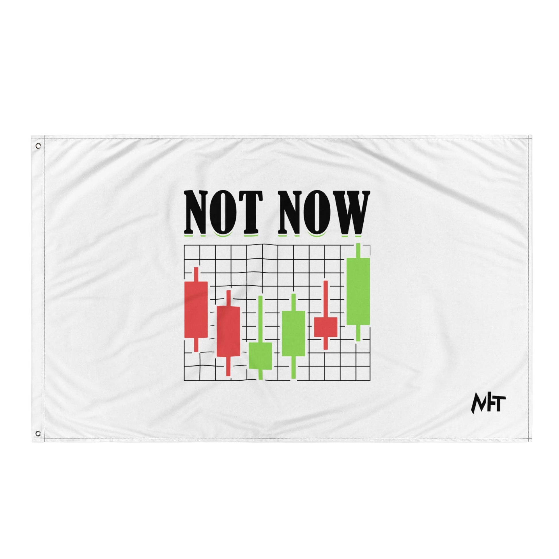 Not Now in Dark Text - Flag by DarkByteGear