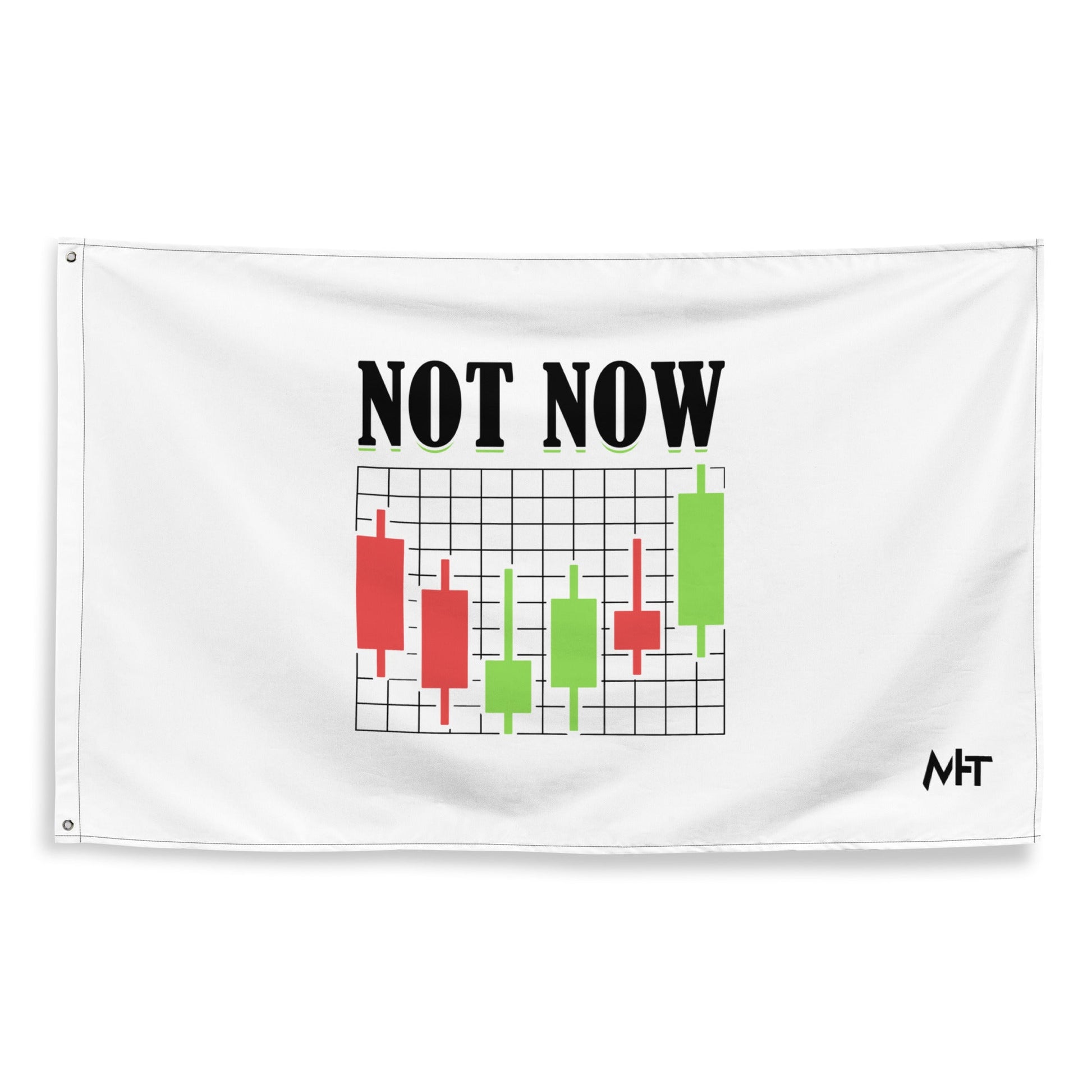 Not Now in Dark Text - Flag by DarkByteGear