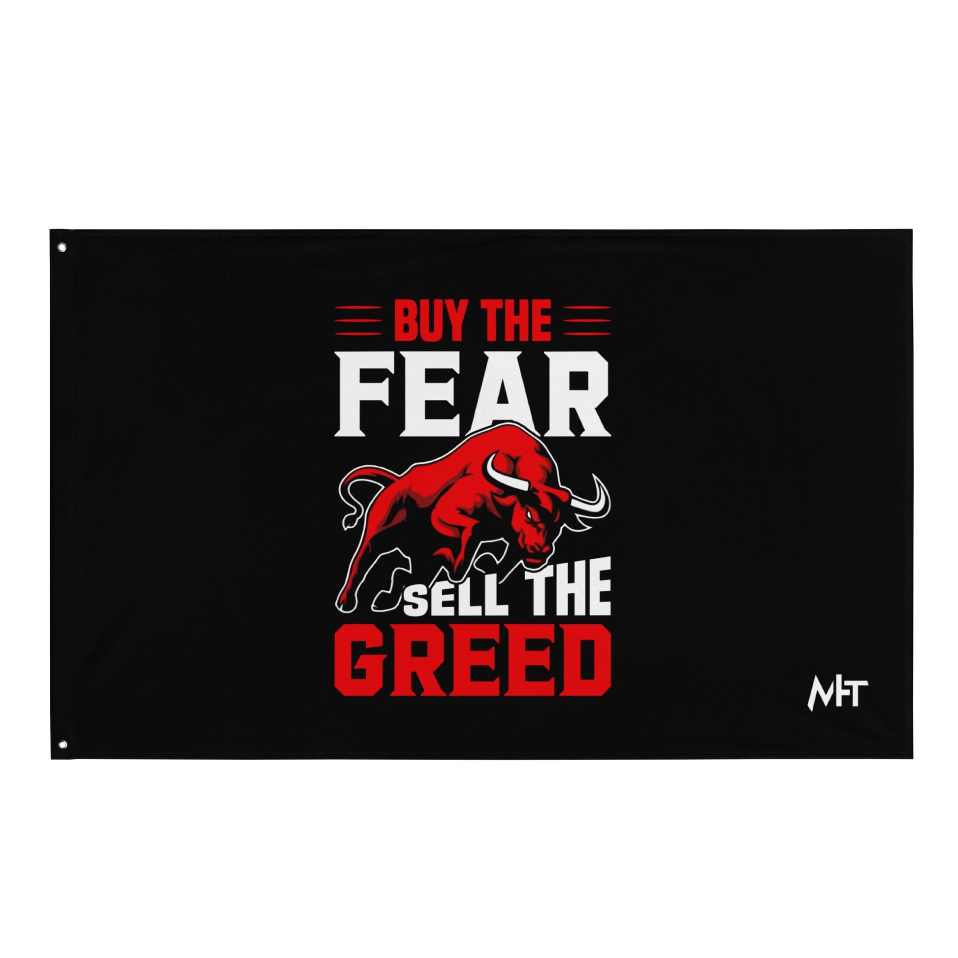 Buy the Fear; Sell the Greed V1 - Flag by DarkByteGear