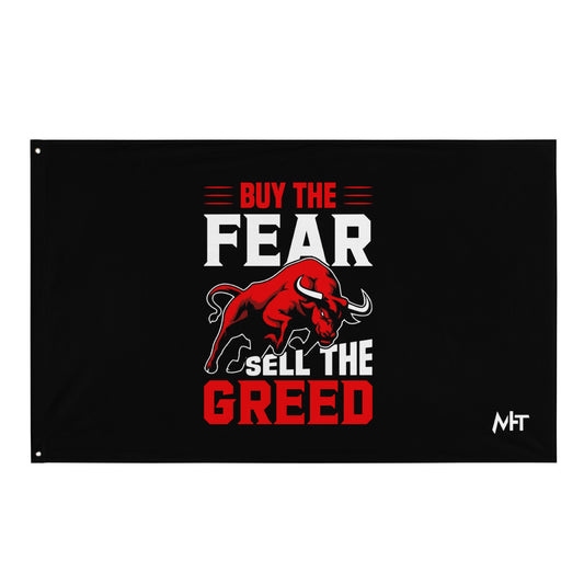 Buy the Fear; Sell the Greed V1 - Flag by DarkByteGear