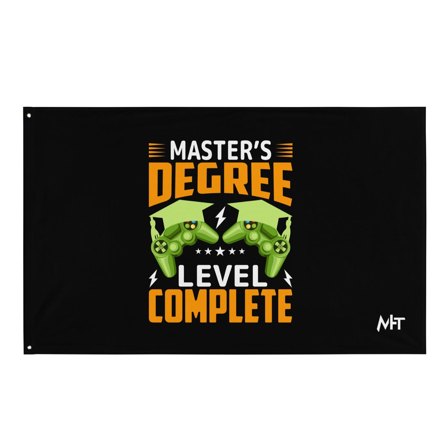 Master's Degree Level Complete - Flag by DarkByteGear