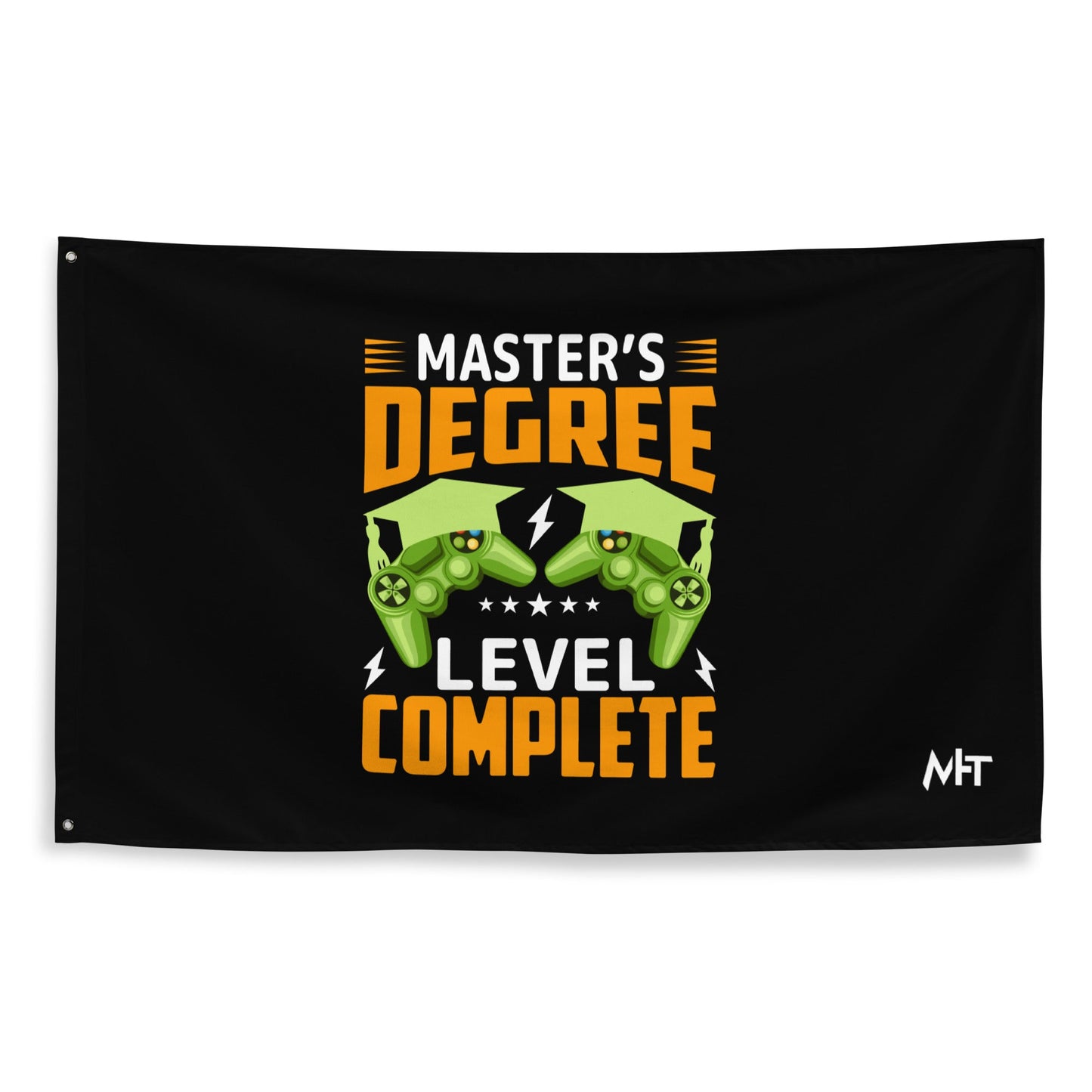Master's Degree Level Complete - Flag by DarkByteGear